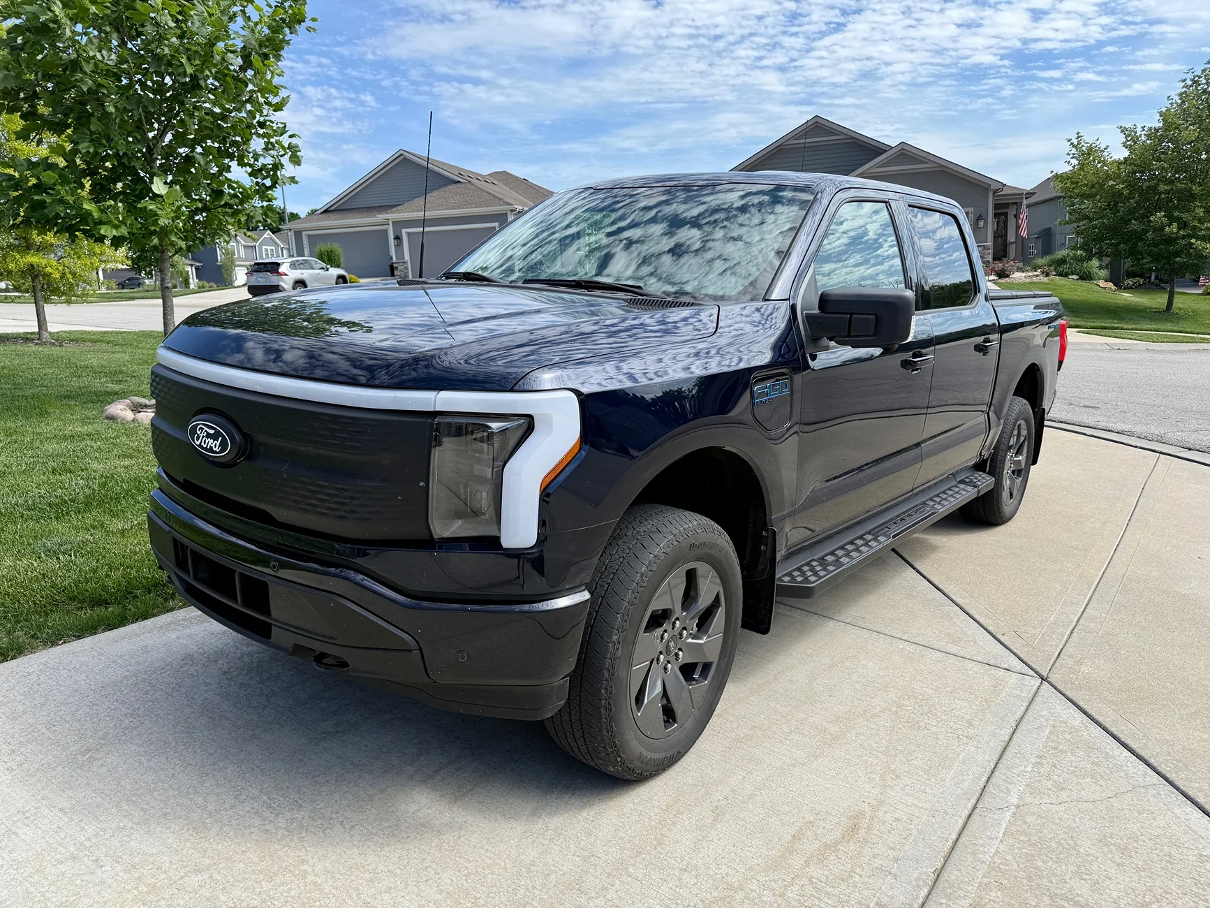 Ford F-150 Lightning Eibach lift kit installed IMG_4860