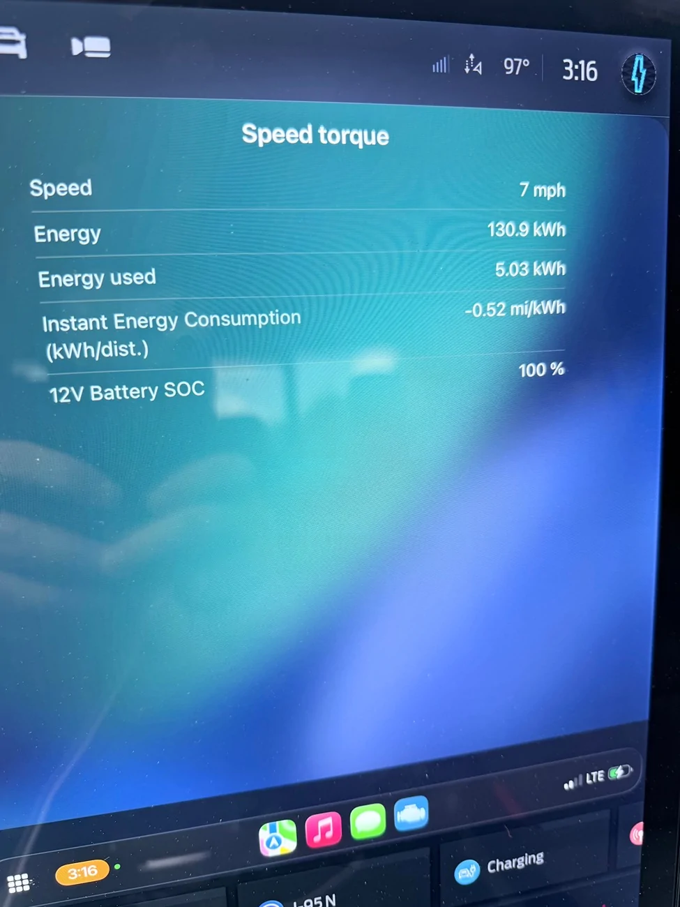 Ford F-150 Lightning Bonus KWh when fully charged to 100% IMG_6001