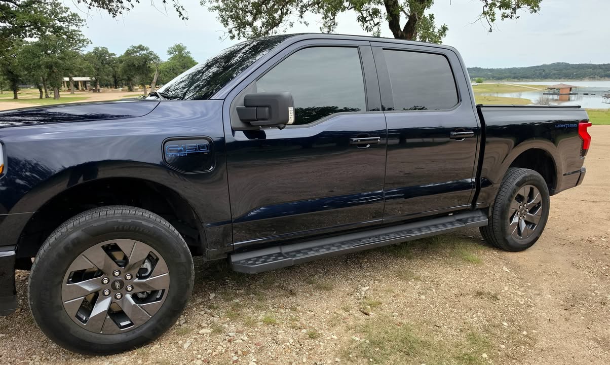 Ford F-150 Lightning Eibach lift kit installed 707855832_10238216673209425_4678281396847505603_n