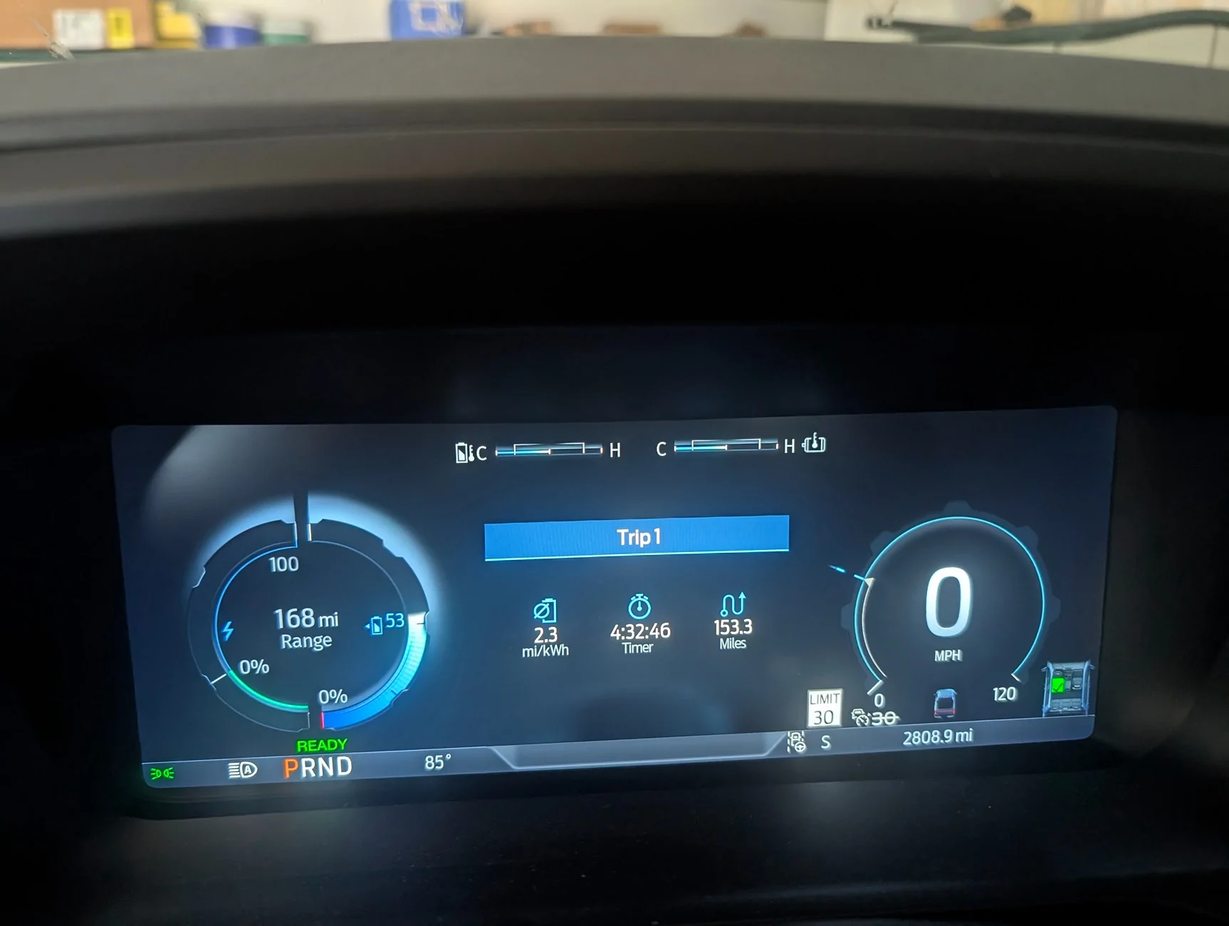 Ford F-150 Lightning how did this happen?  Odometer shows fewer miles than 2 weeks earlier PXL_20260605_153112550