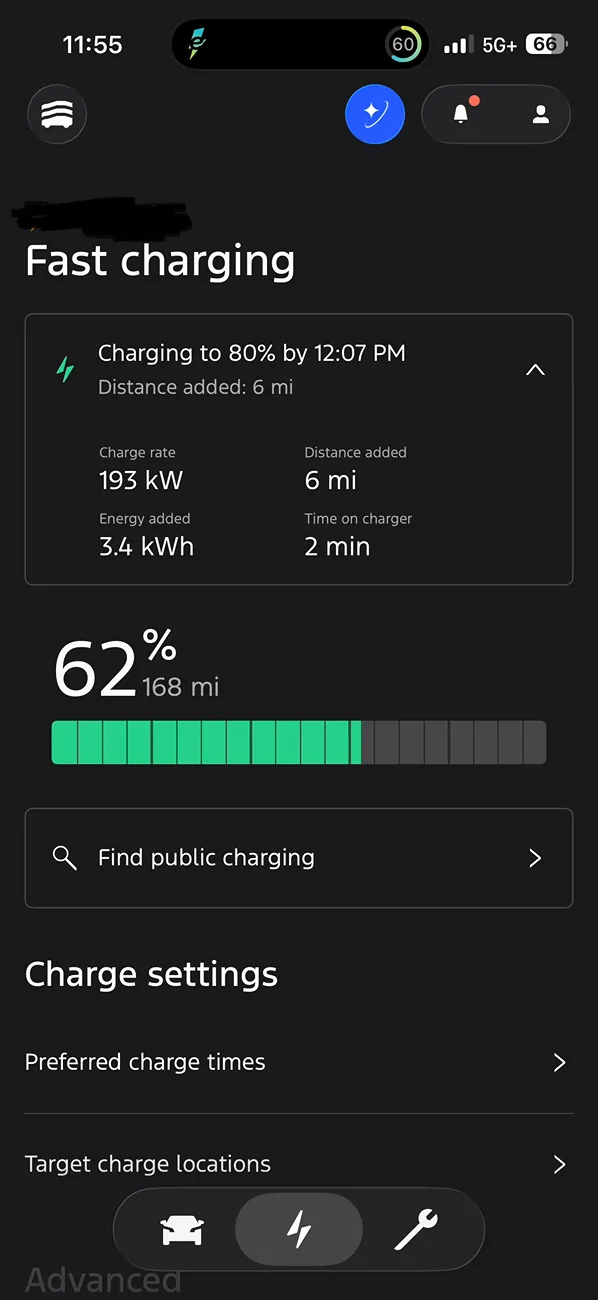 Ford F-150 Lightning 183 kW fast charging - fastest I've ever seen IMG_3403