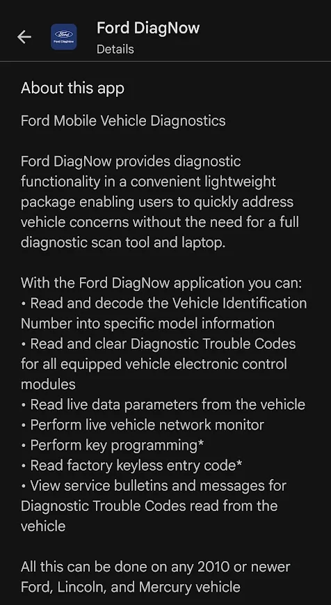 Ford F-150 Lightning What is Ford DiagNow app? 1782482821585-q