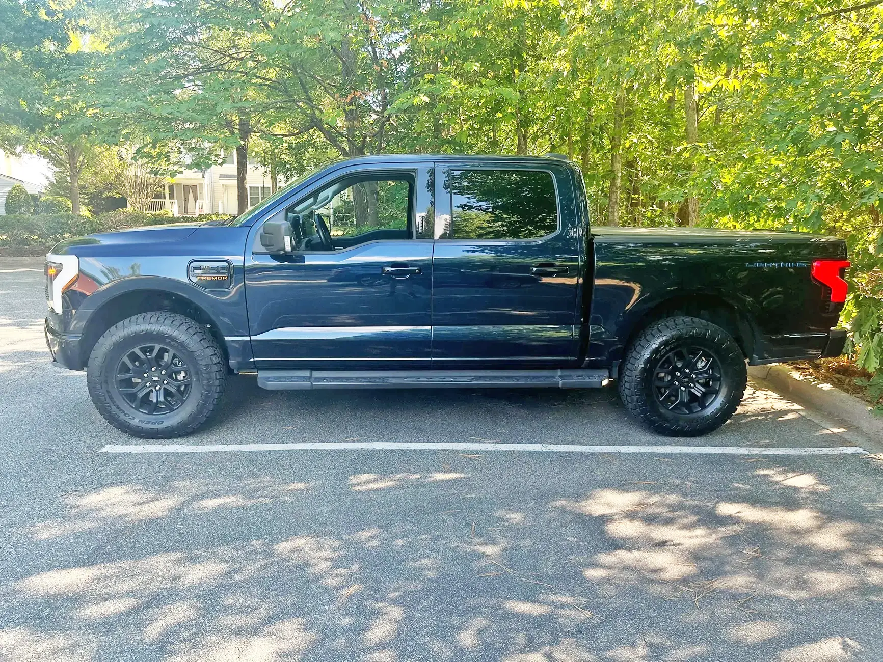 Ford F-150 Lightning 35's - 305 Toyo Open Country AT II EV tires (Toyo Open Country A/T II EV tires (305/70R18) on Tremor stock wheels 114801-8141a6d7c7062a9d6580a03fc66c1169