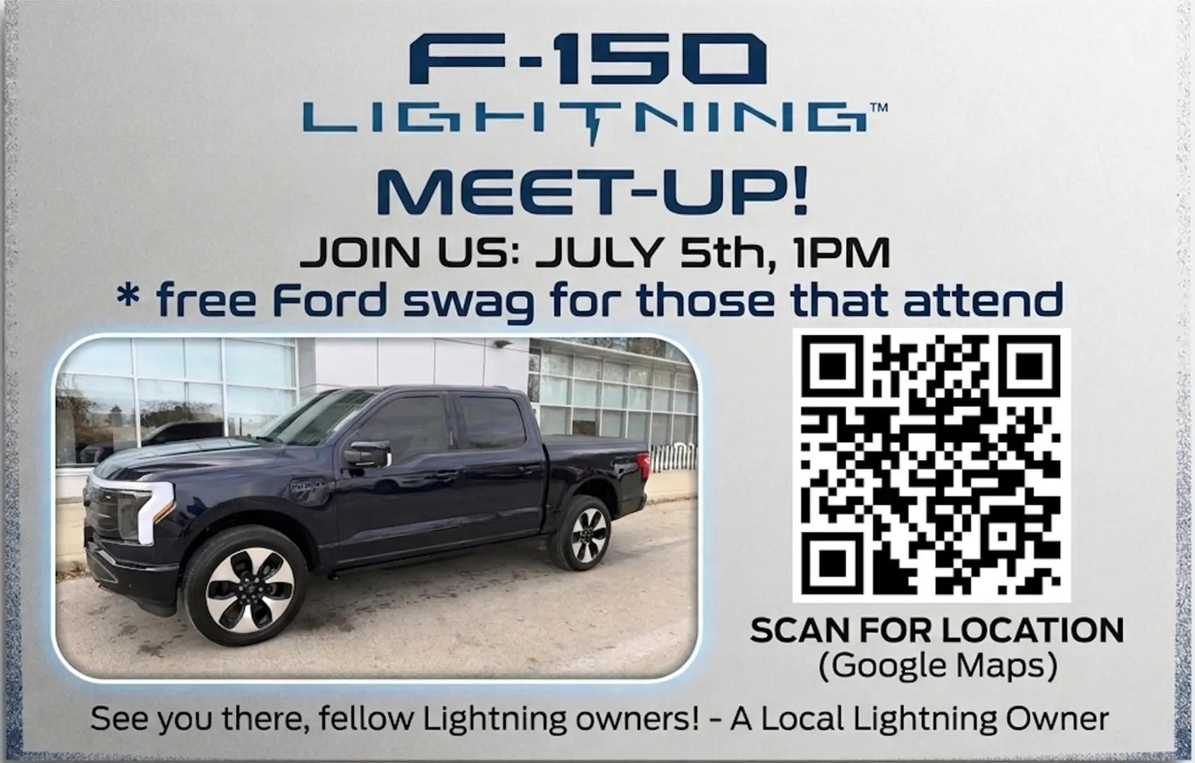 Ford F-150 Lightning Final details: South Western Ontario Meet-up - Ford to attend - July 5th, 1PM Meet-u