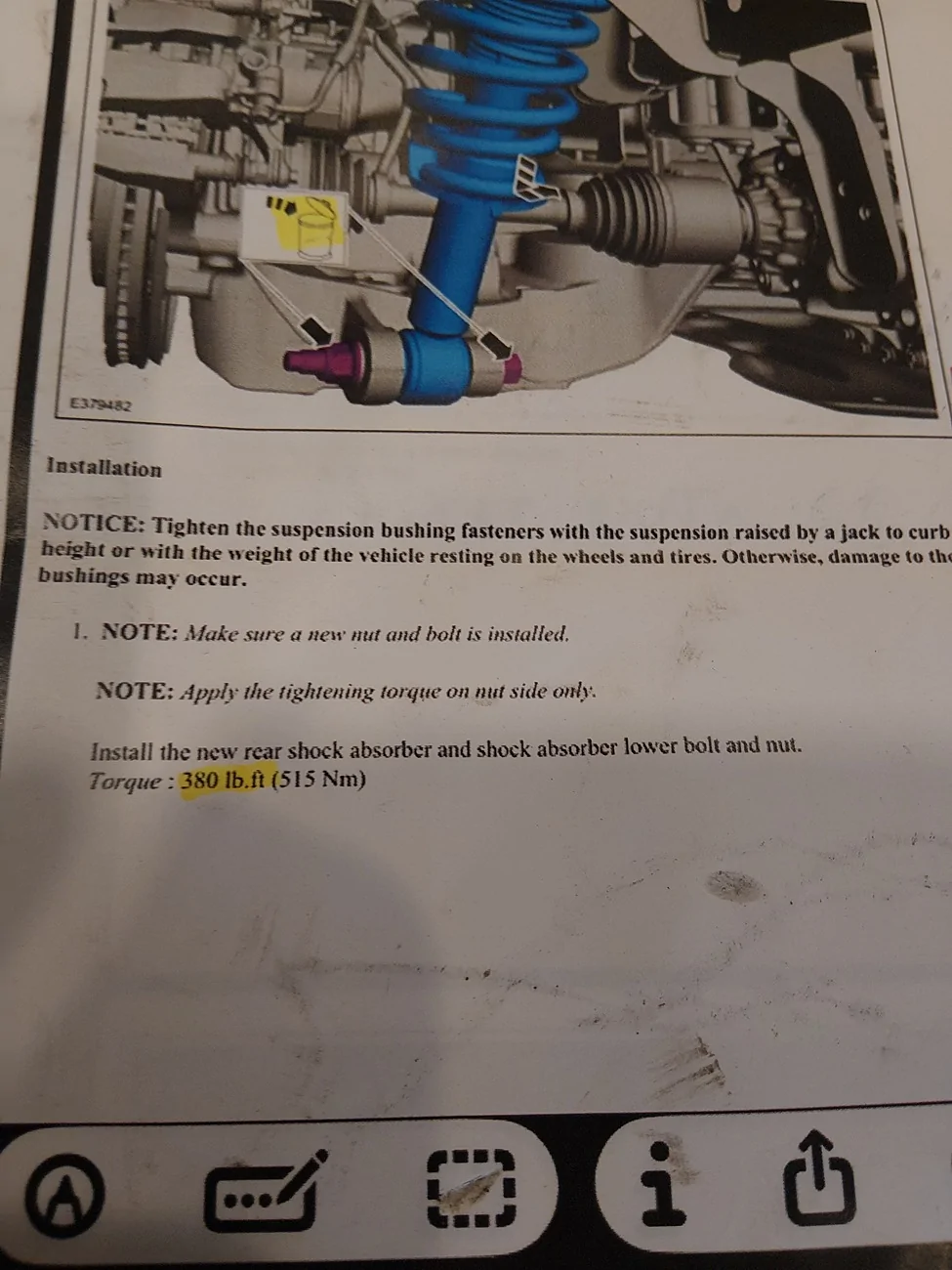 Ford F-150 Lightning Rear suspension control arm torque specs - Icon camber kit install today 20260705_101411
