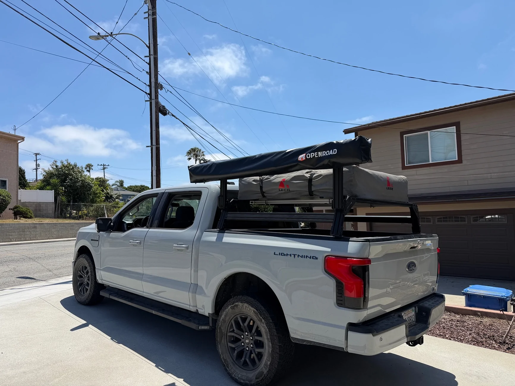 Ford F-150 Lightning Bed Rack + Ideas for holding more camping gear! IMG_1103