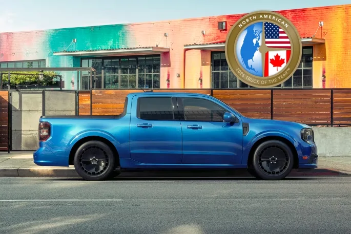 Ford F-150 Lightning It's TINY! Ford's new $30k EV truck spotted (in camo) next to an Expedition for scale 1783436094739-5n