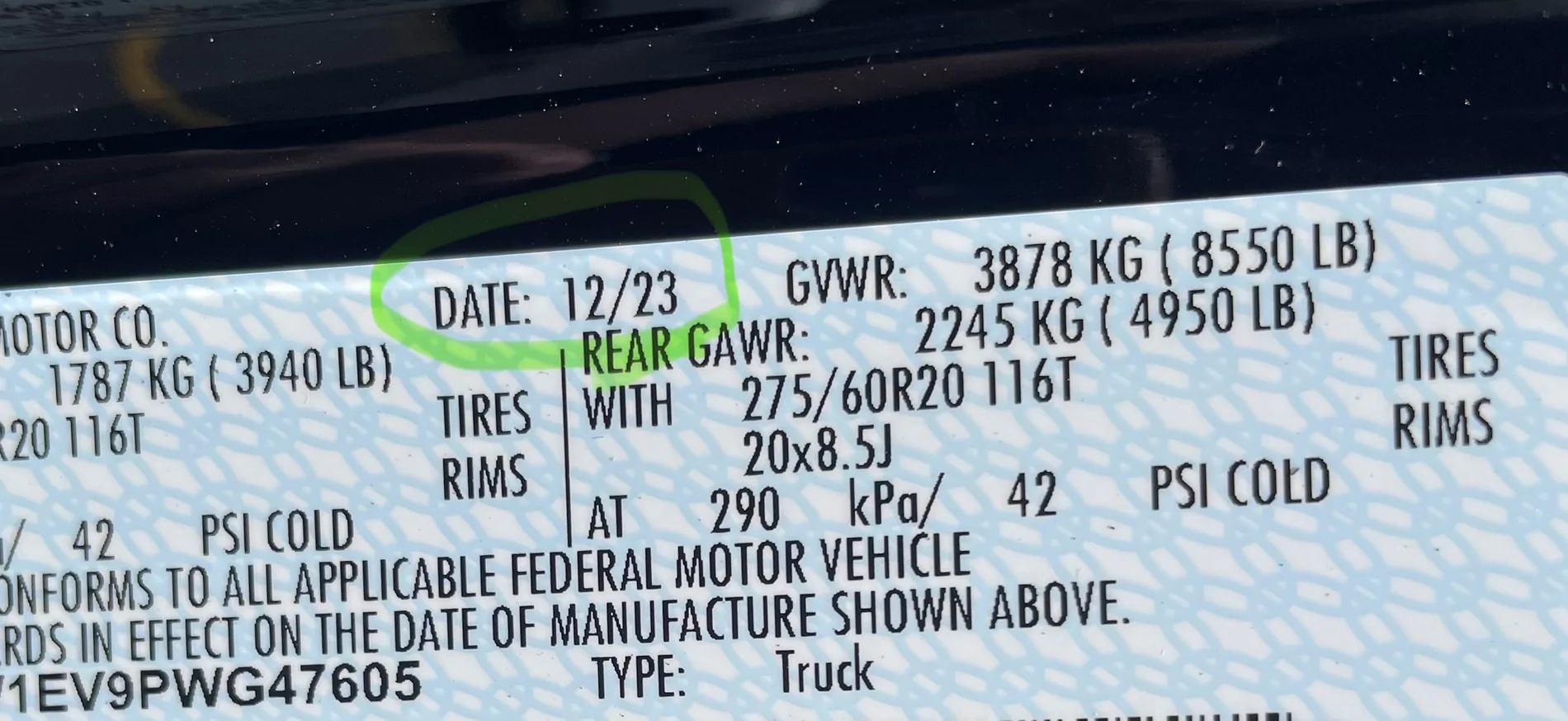 Ford F-150 Lightning Customer Satisfaction Program (CSP) 26B09 - GWM, APIM, TCU Update - Intelligent Backup Function IMG_0168