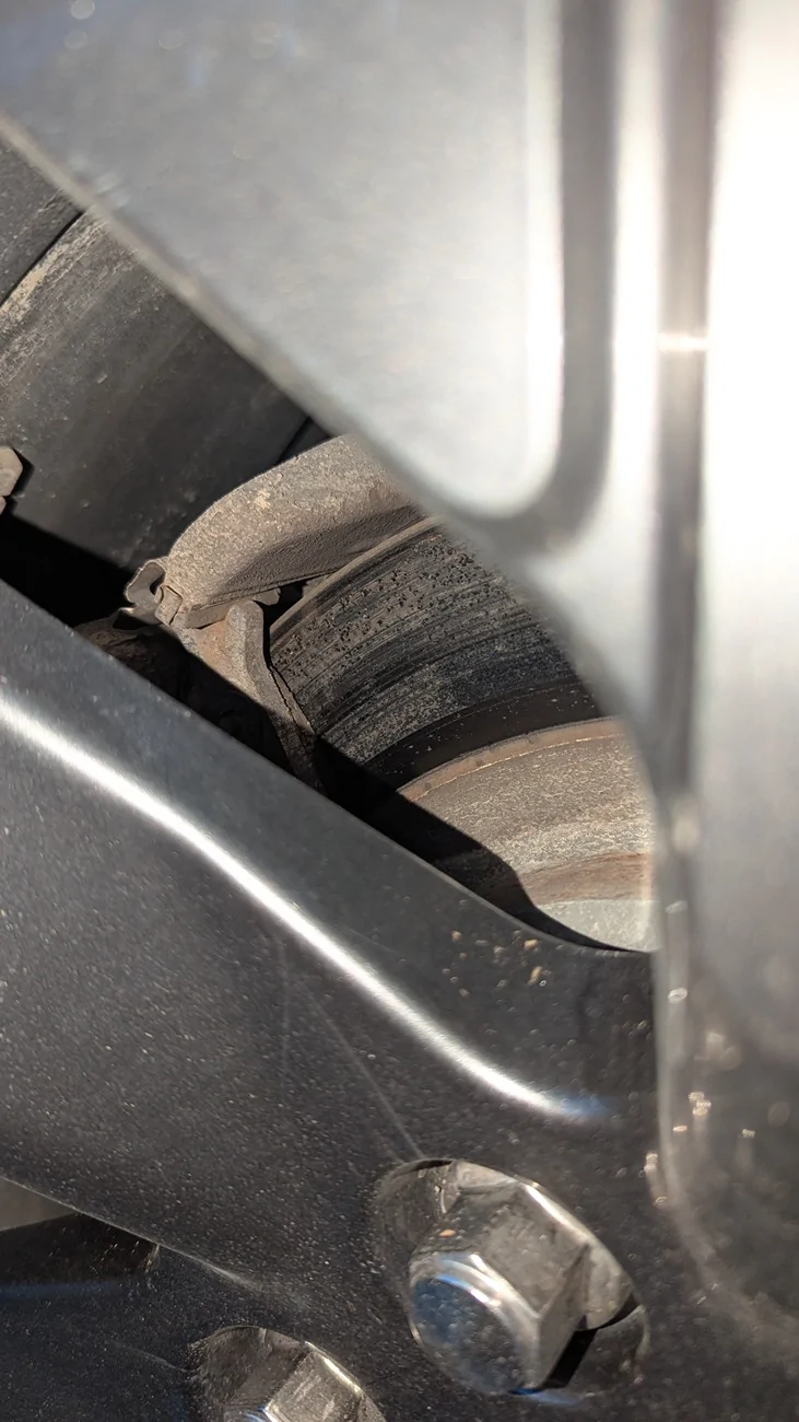 Ford F-150 Lightning Steering while backing down gravel with trailer PXL_20260708_044516956
