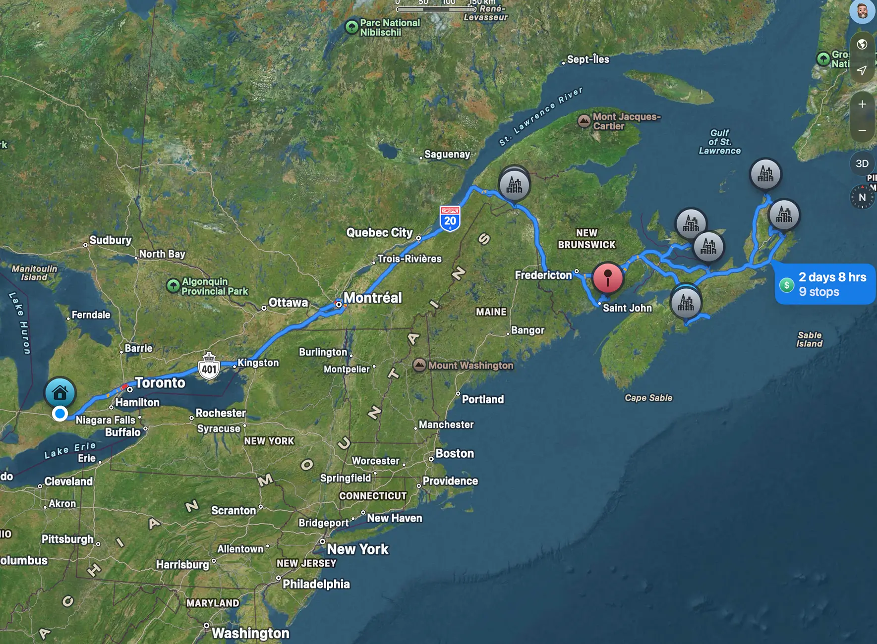 Ford F-150 Lightning June 6-12 2026 Eastern Canada Road Trip - London -> Halifax -> Cabot Trail -> PEI -> Home Screenshot 2026-07-08 at 08.44.19