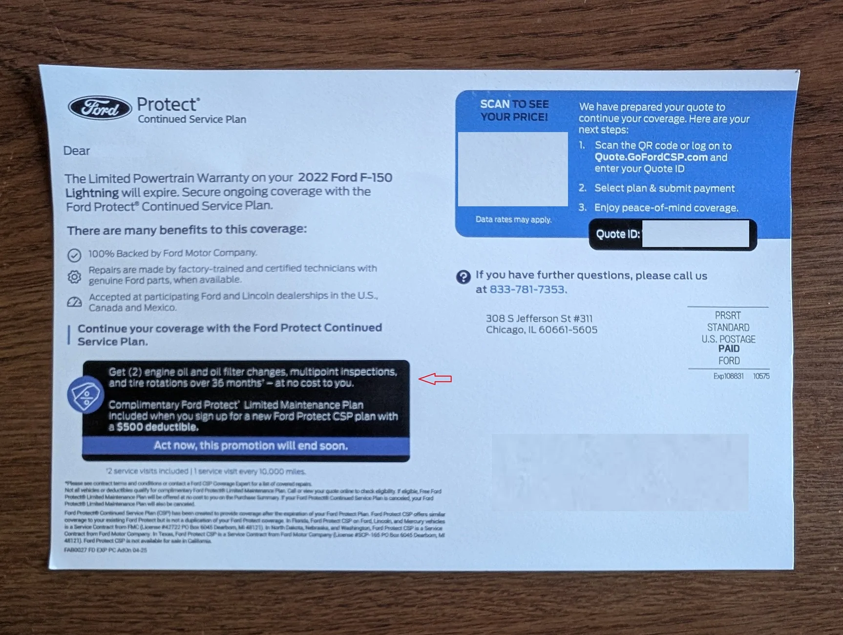 Ford F-150 Lightning 4 years in, even Ford corporate doesn't know it's an EV... Postcard side 1