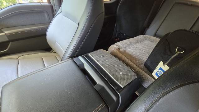 Ford F-150 Lightning modification to rear cup holders. (for my dog) 1783721817300-nw