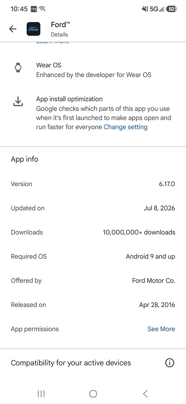 Ford F-150 Lightning Ford App 6.17.0 Released (iOS & Android) Screenshot_20260714_104529_Google Play Stor