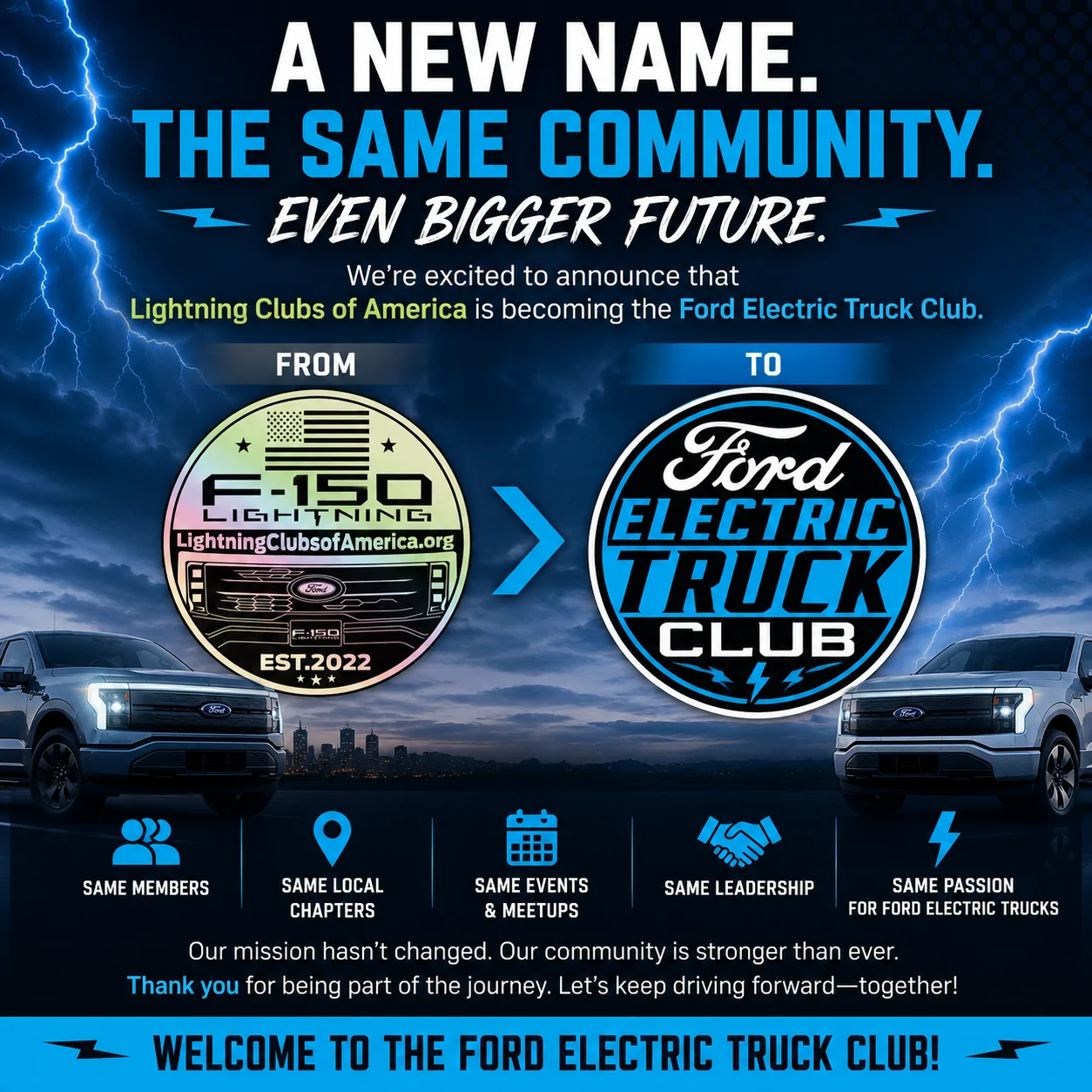 Ford F-150 Lightning Announcing the Ford Electric Truck Club! (Formerly known as the Lightning Clubs of America) 9D106D26-2F7D-4B4C-AE5E-0D5DAA0D50B2