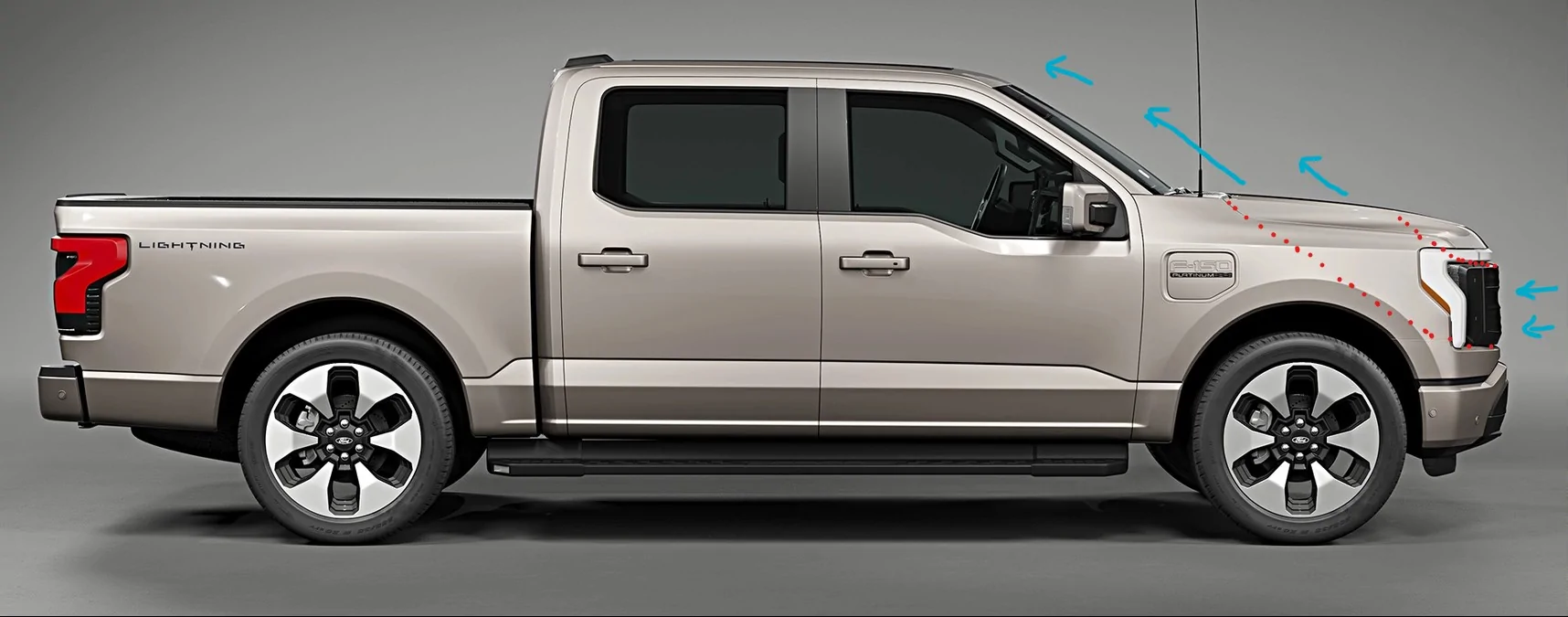 Ford F-150 Lightning Aerodynamics, wild accessory idea, fun thought experiment. airflo