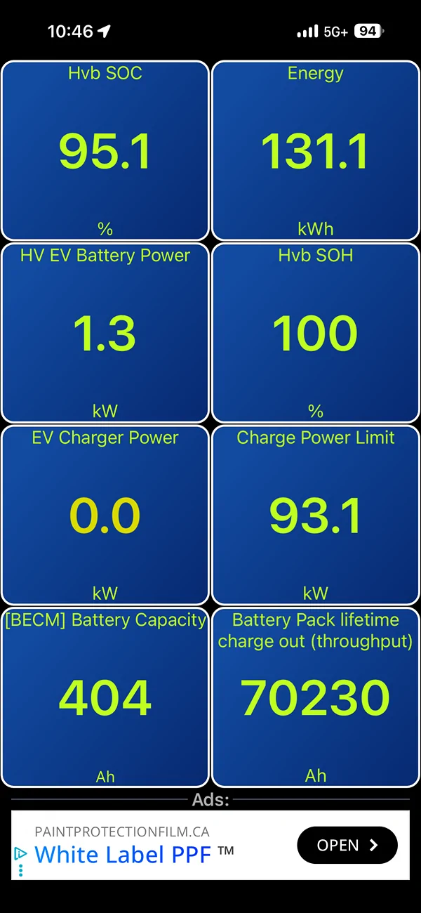 Ford F-150 Lightning Battery stats - how do mine look? IMG_2097