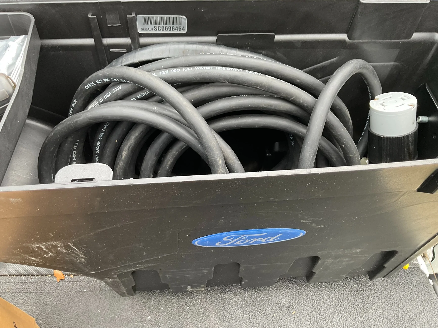 Ford F-150 Lightning GenerLink Transfer Switch Compatible With 240V Pro Power Onboard Outlet -- Ford Announcement IMG_0851