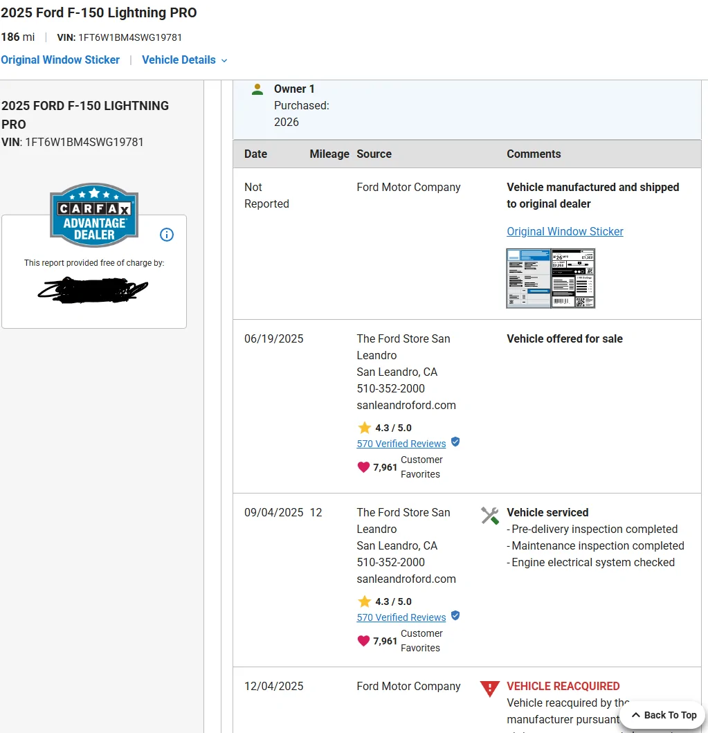 Ford F-150 Lightning Coolant valve broken, no parts, buyback: Fix#92 Screenshot 2026-07-29 192354