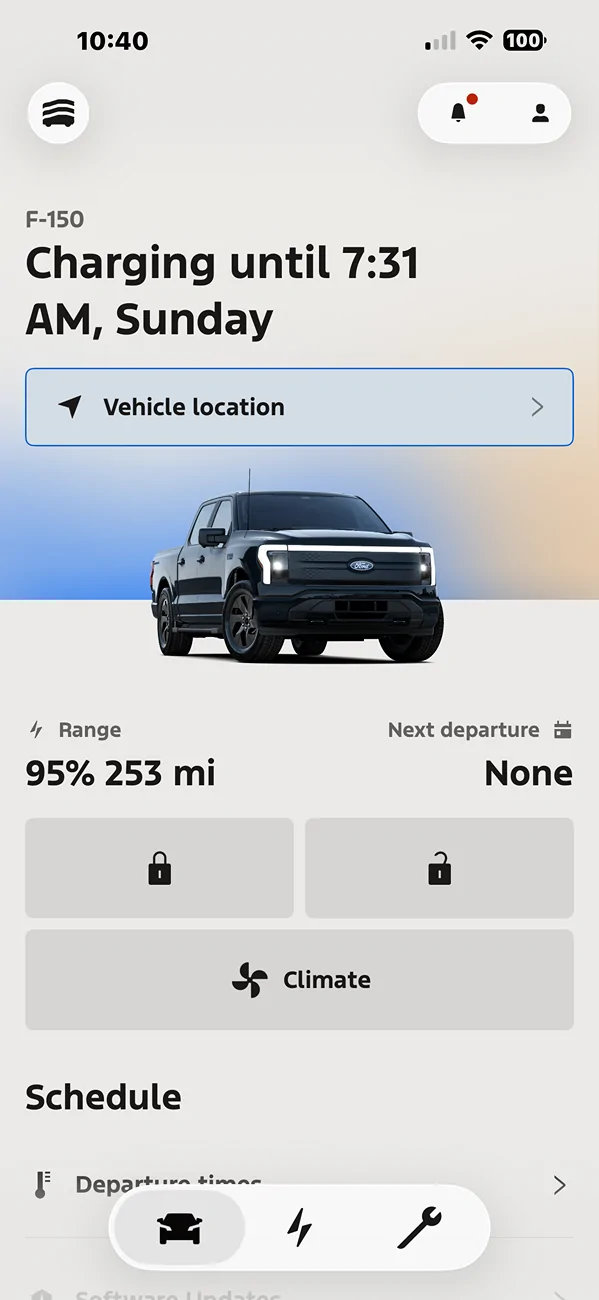 Ford F-150 Lightning Incorrect percentage or mileage range showing on my dash. IMG_2123