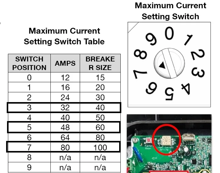 Ford F-150 Lightning FCSP Software Version 2.500.34-ford.27+26-08 set max current to breaker siz