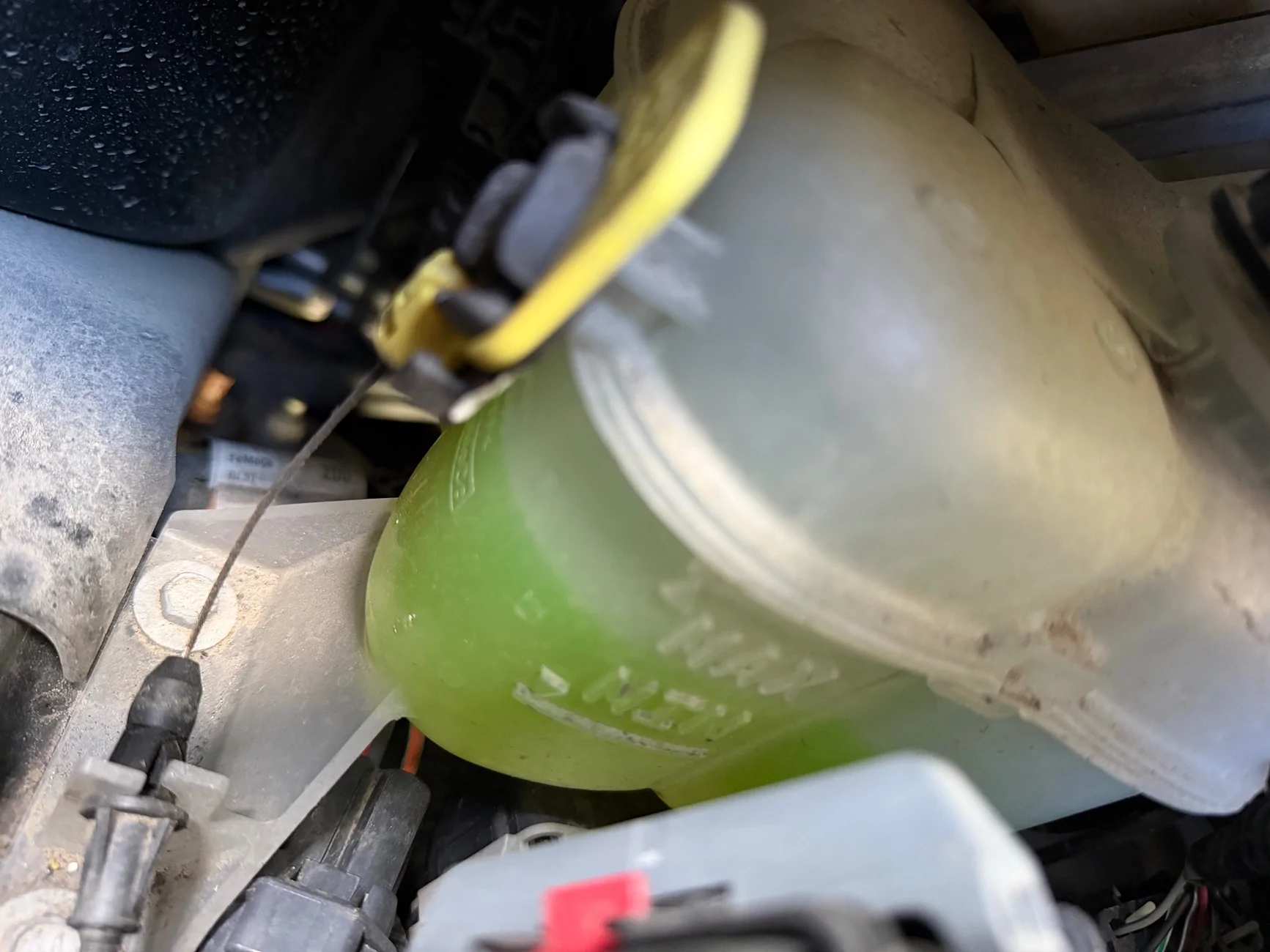 Ford F-150 Lightning How low (coolant level) can you go - found a leak! IMG_1303