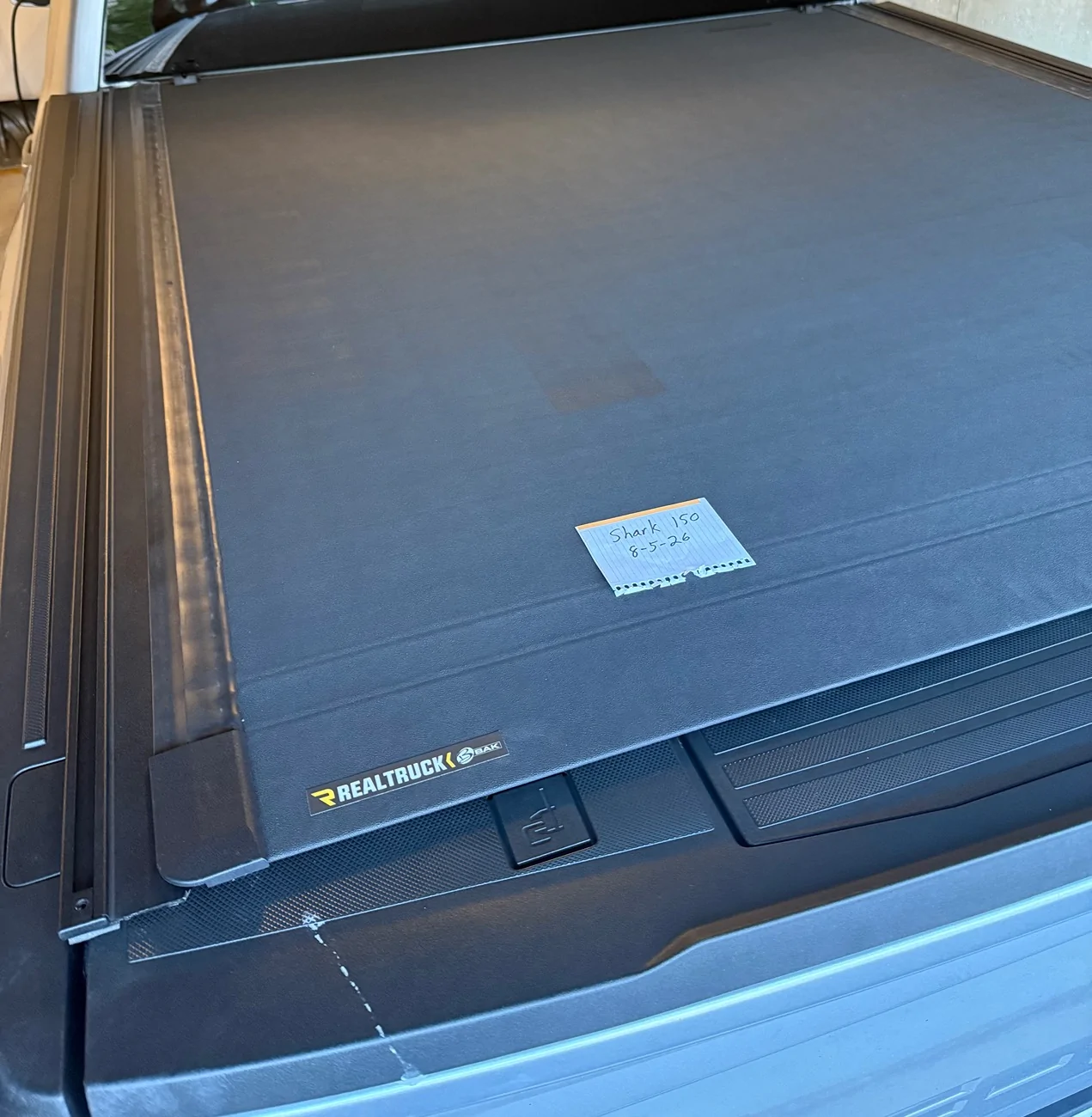 Ford F-150 Lightning Bak X4TS hard roll cover with t-slot rails IMG_0935