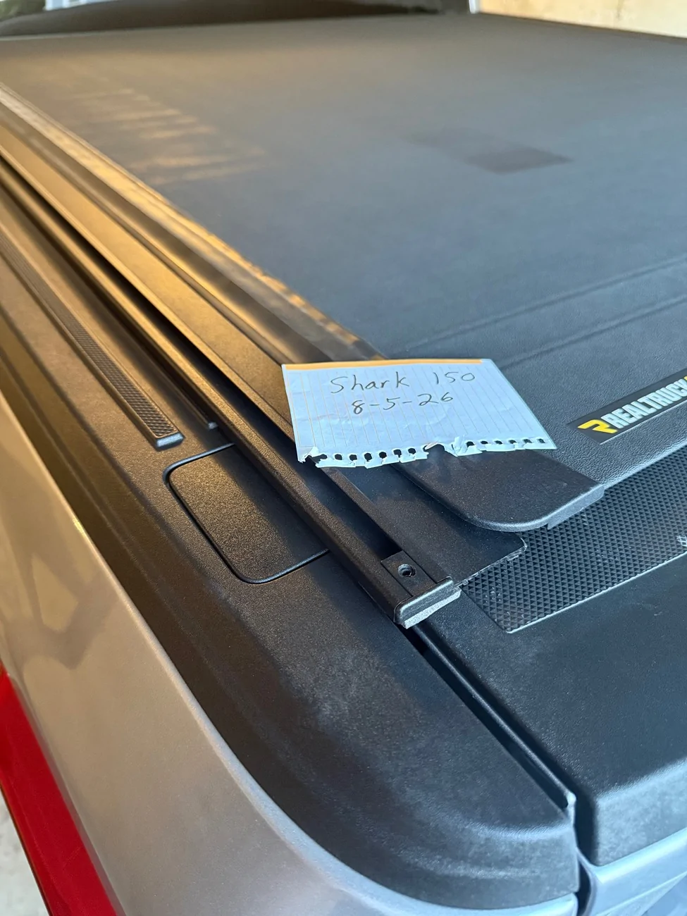 Ford F-150 Lightning Bak X4TS hard roll cover with t-slot rails IMG_0938