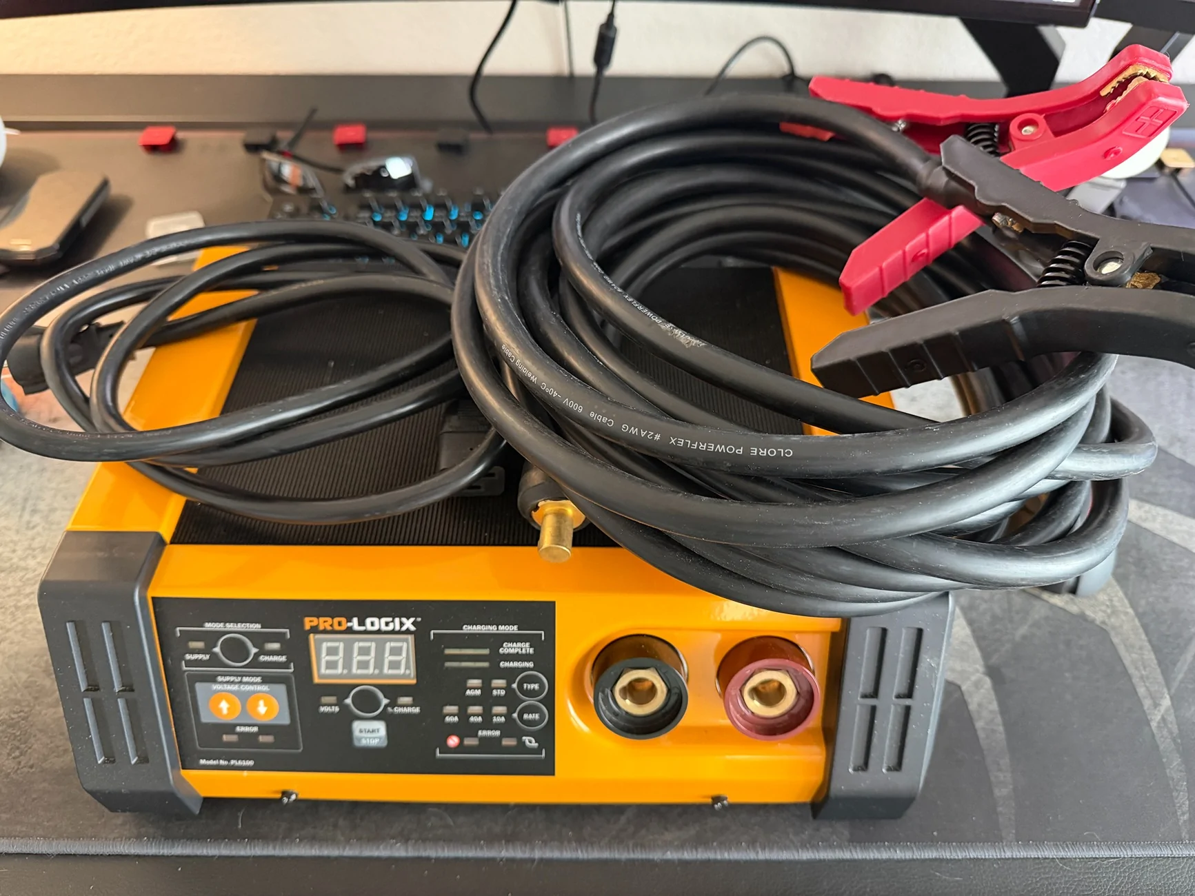Ford F-150 Lightning ProLogix PL6100 12 Volt 100A Flashing Power Supply and 60/40/10A Battery Charger $275 IMG_1536