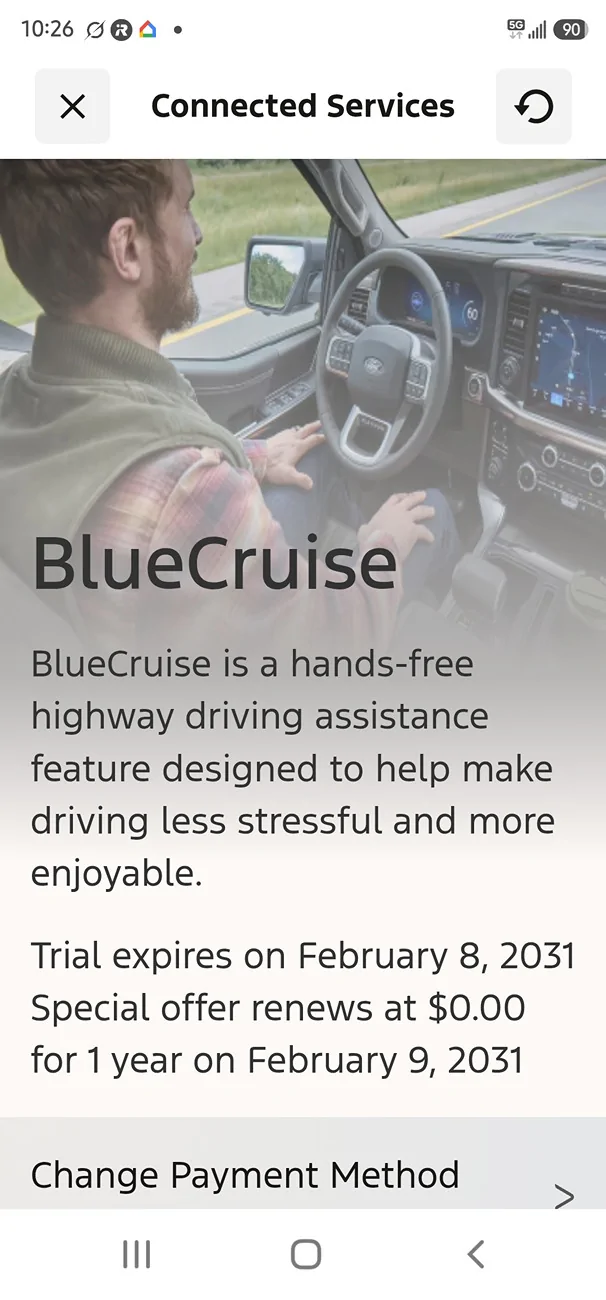 Ford F-150 Lightning BlueCruise renewal.... free???? Screenshot_20260817_102645_Ford