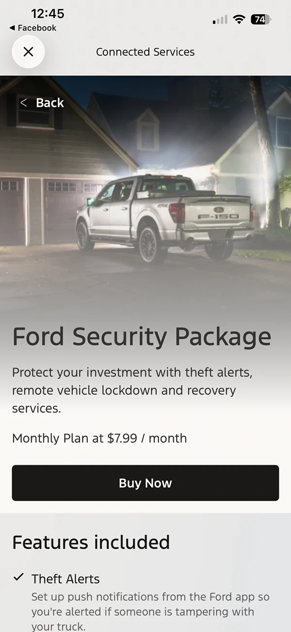 Ford F-150 Lightning Ford Security Package 1787417209395-2v