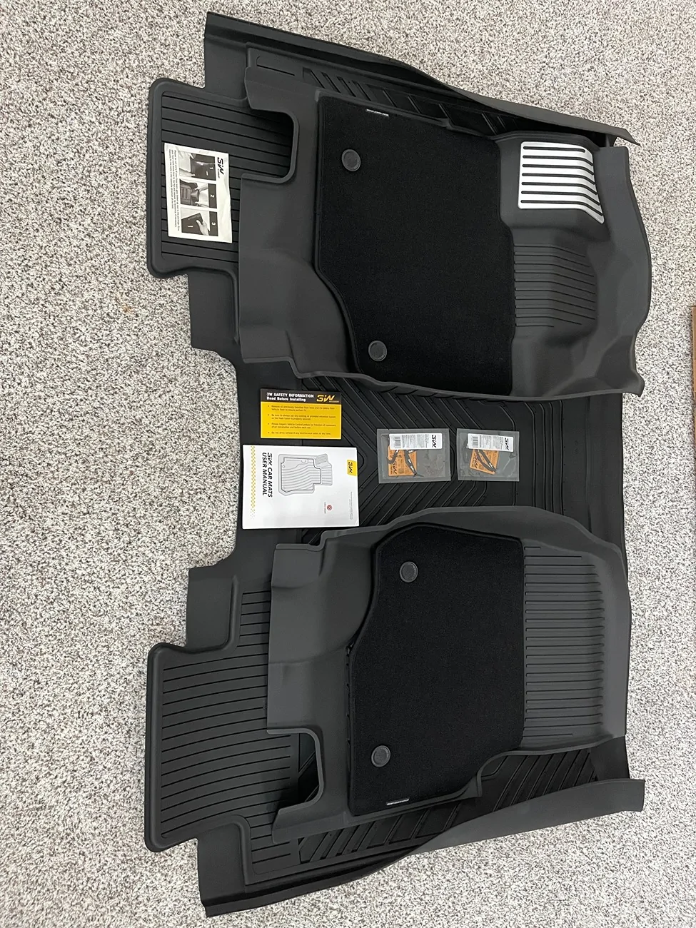 Ford F-150 Lightning 3W Liners floor mat review IMG_3578 - Copy