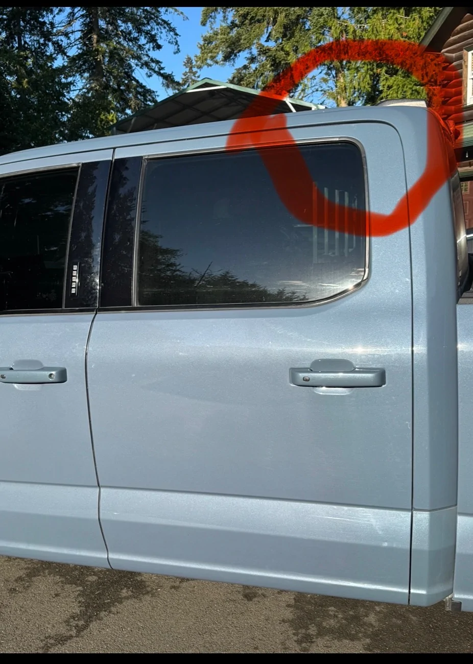 Ford F-150 Lightning DRIVER DOOR NOT FLUSH IMG_5735