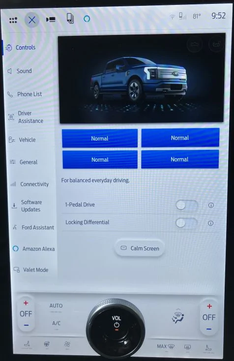 Ford F-150 Lightning Drive mode not available Ford Lightning drive mode problem 3