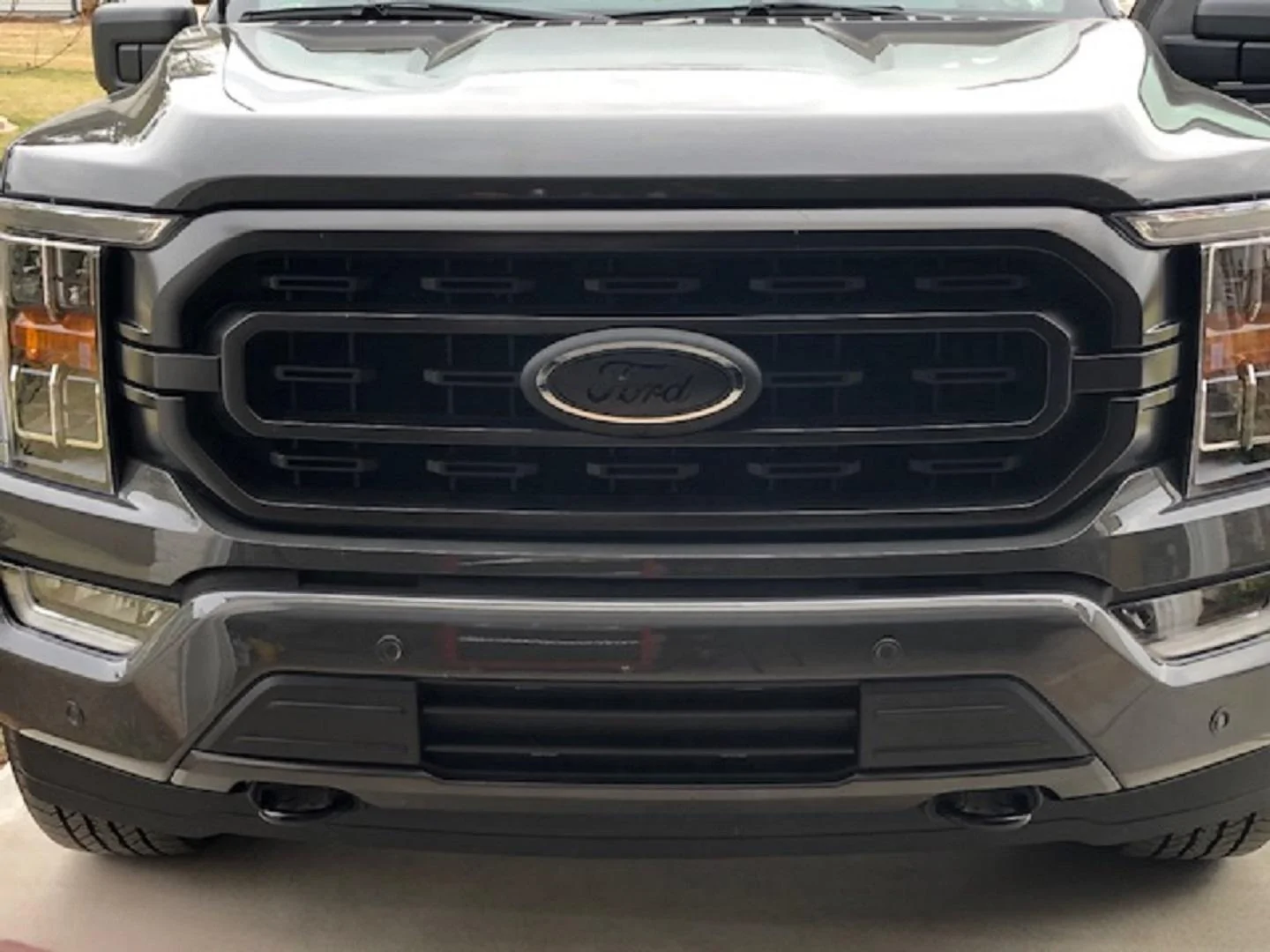 Ford F-150 Lightning Black Ford Emblems / Logos? grill decal