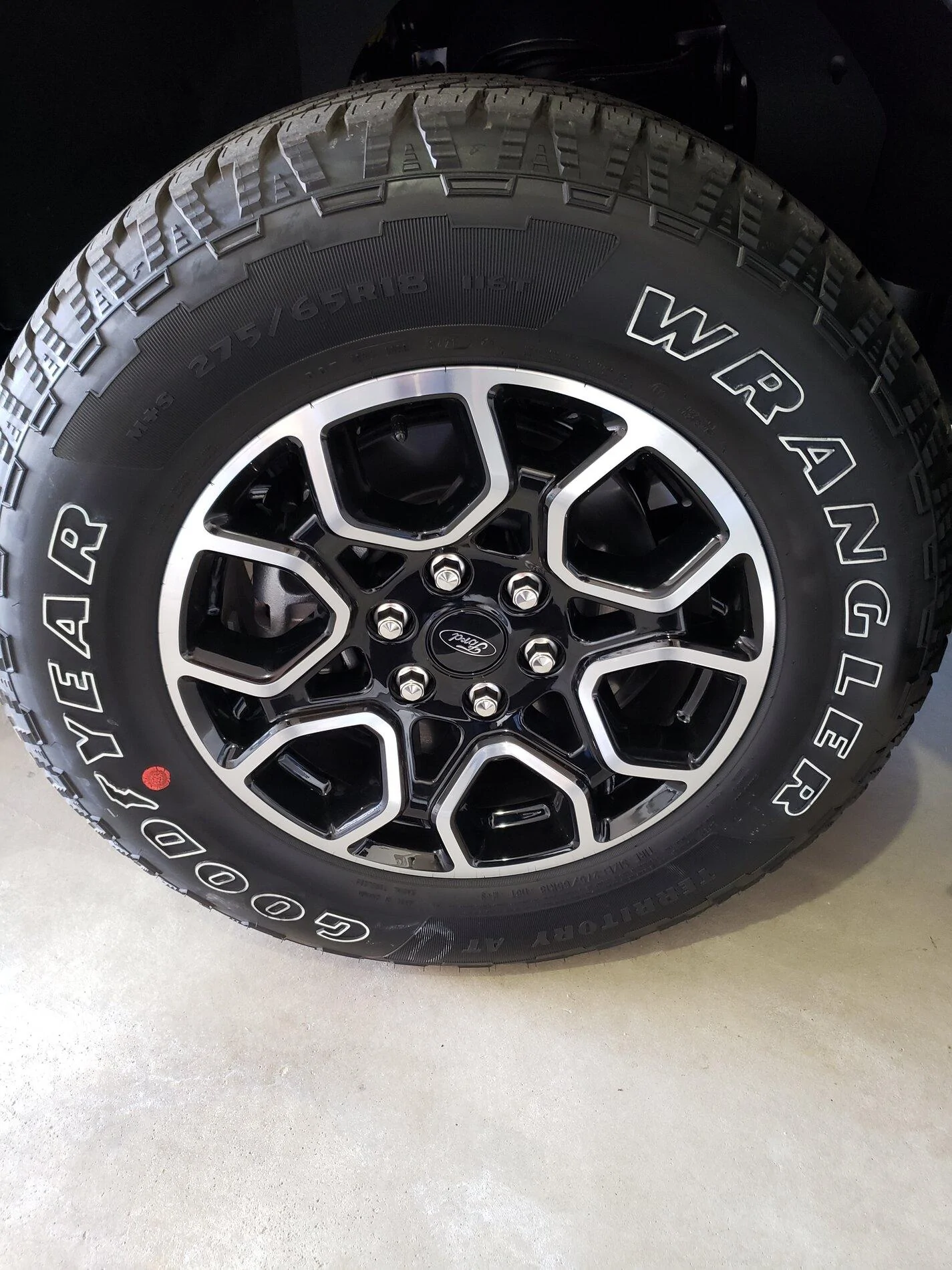 Ford F-150 Lightning SOLD 18" Sport wheels and Goodyear Wranglers 20210415_135611