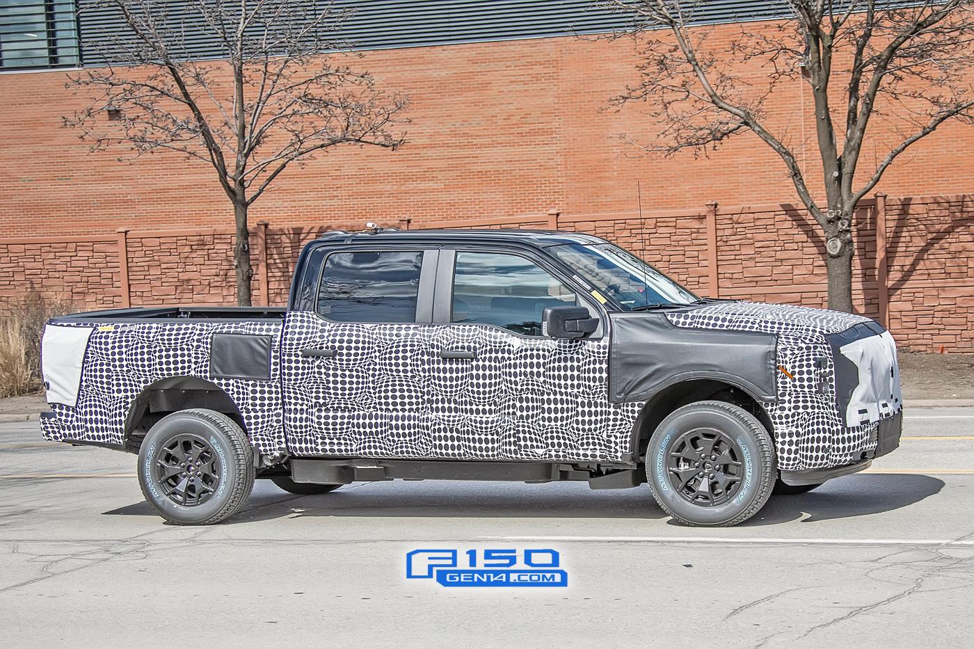 Ford F-150 Lightning Electric F-150 Prototype Caught With Large Mach-E-Style Infotainment Screen ev-f150-electric-mache-large-infotainment-screen-7