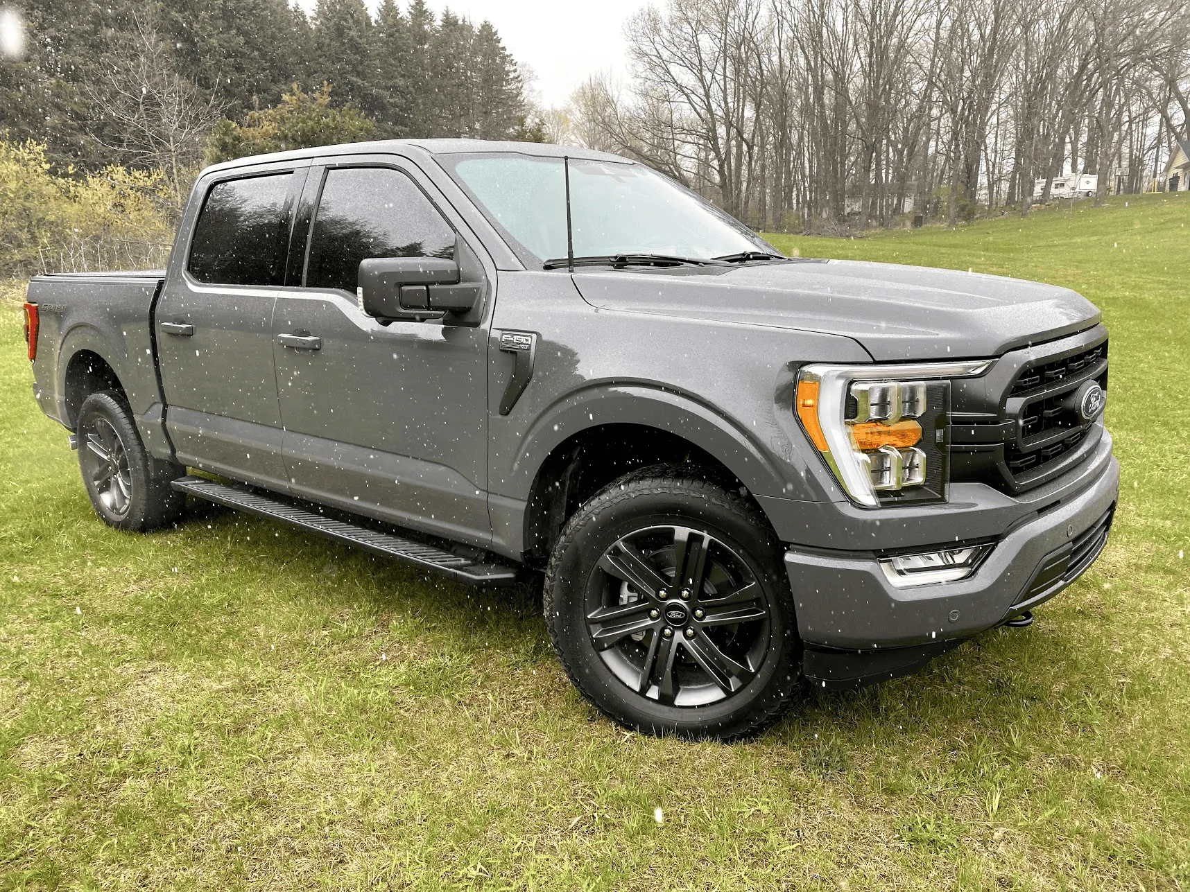 Ford F-150 Lightning Freshly tinted Lead Foot 20% on front 1618951931106