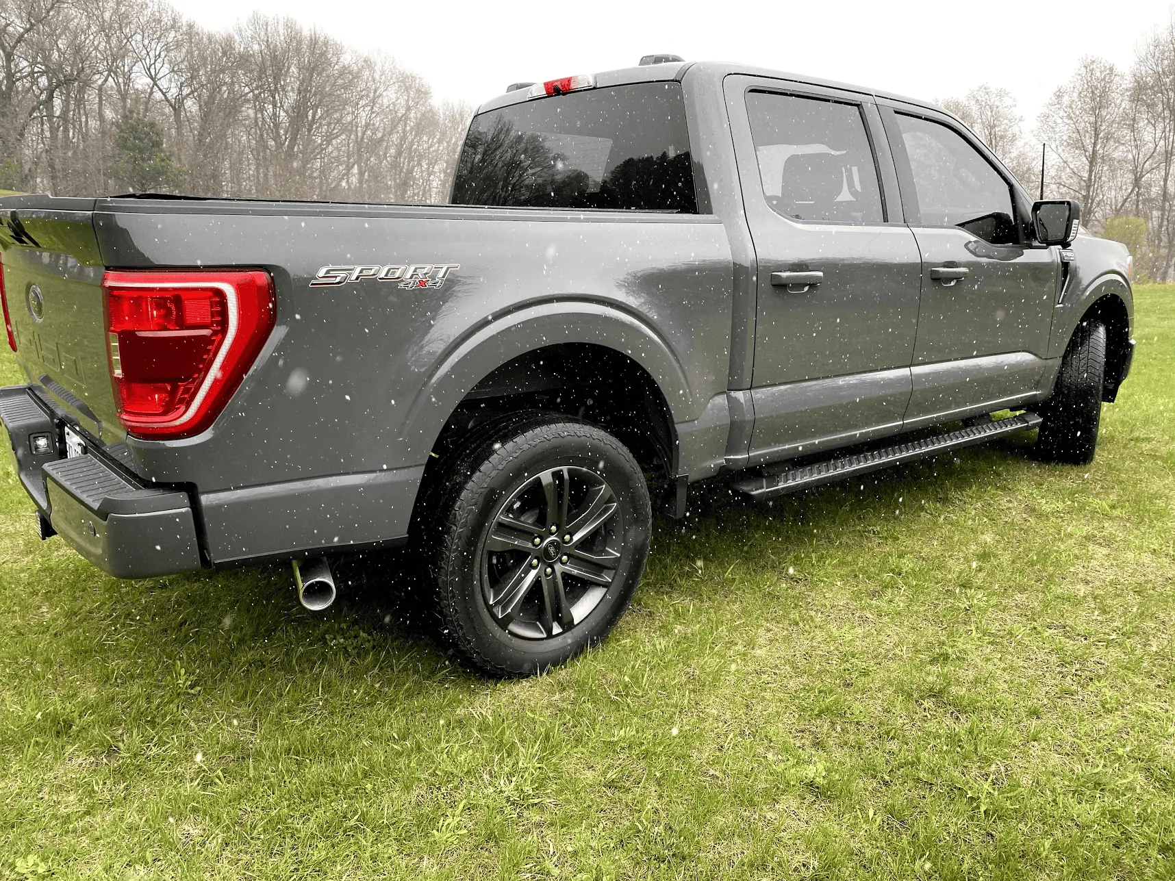 Ford F-150 Lightning Freshly tinted Lead Foot 20% on front 1618952037405