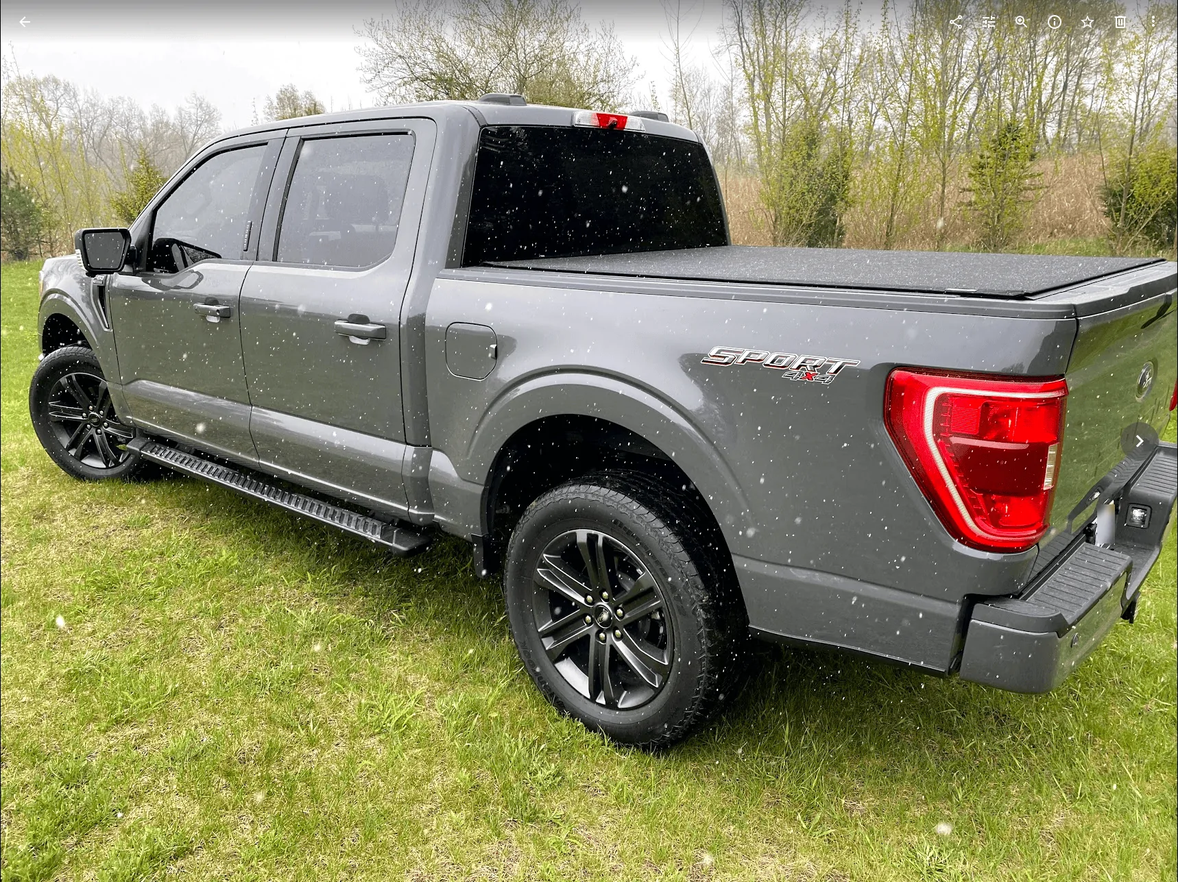 Ford F-150 Lightning Freshly tinted Lead Foot 20% on front 1618952218220