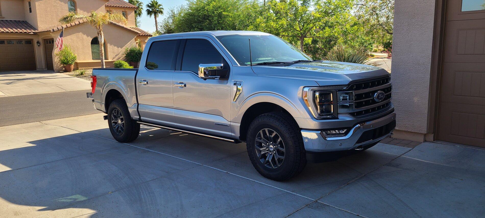 Ford F-150 Lightning Powder coated lariat wheels 20210512_161737