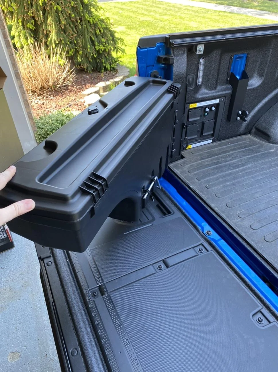 Ford F-150 Lightning Bed Boxes Installed on 2021 PowerBoost w/ 7.2KW Pro Power Onboard Image-5