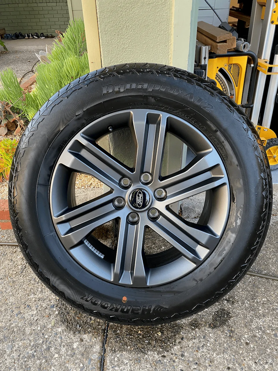 Ford F-150 Lightning SOLD 20" Sport wheels and tires for sale IMG_8915
