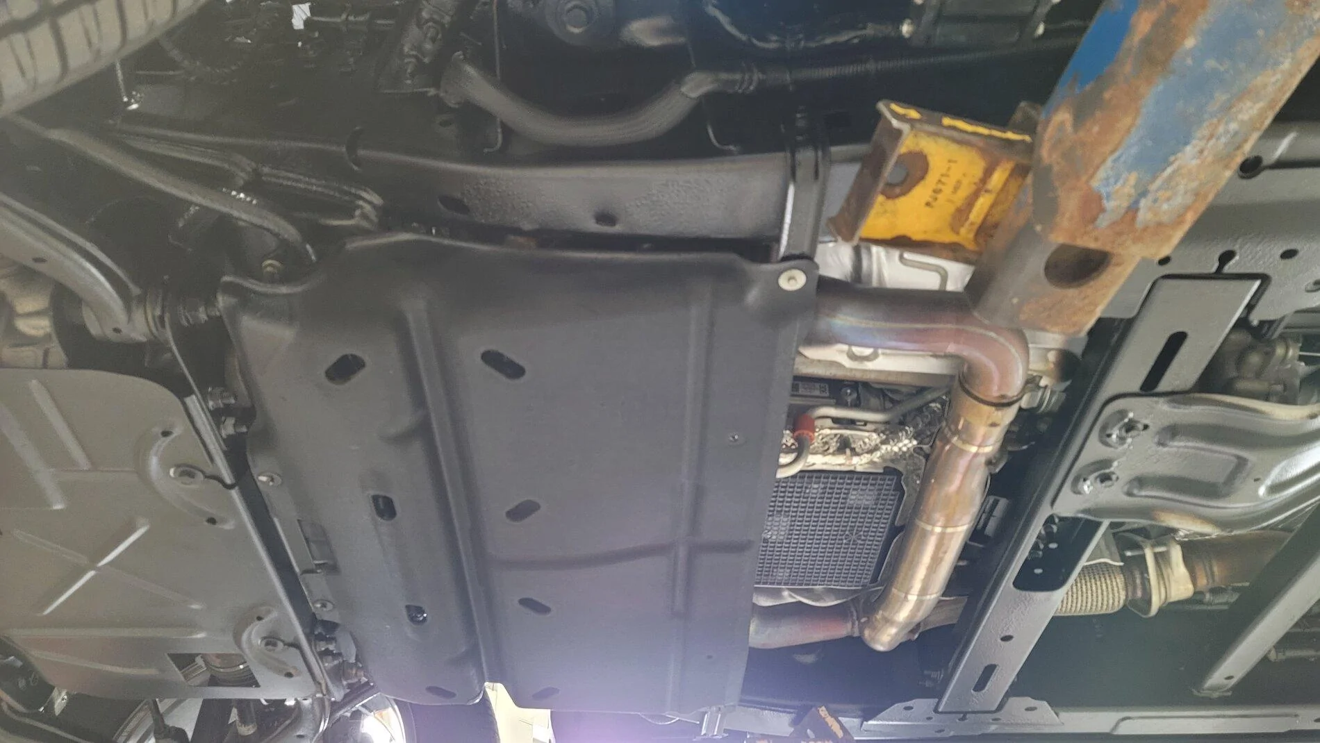 Ford F-150 Lightning Skid plates for Hybrid Powerboost 2021 f150? 2021 F150 Undercoating 2