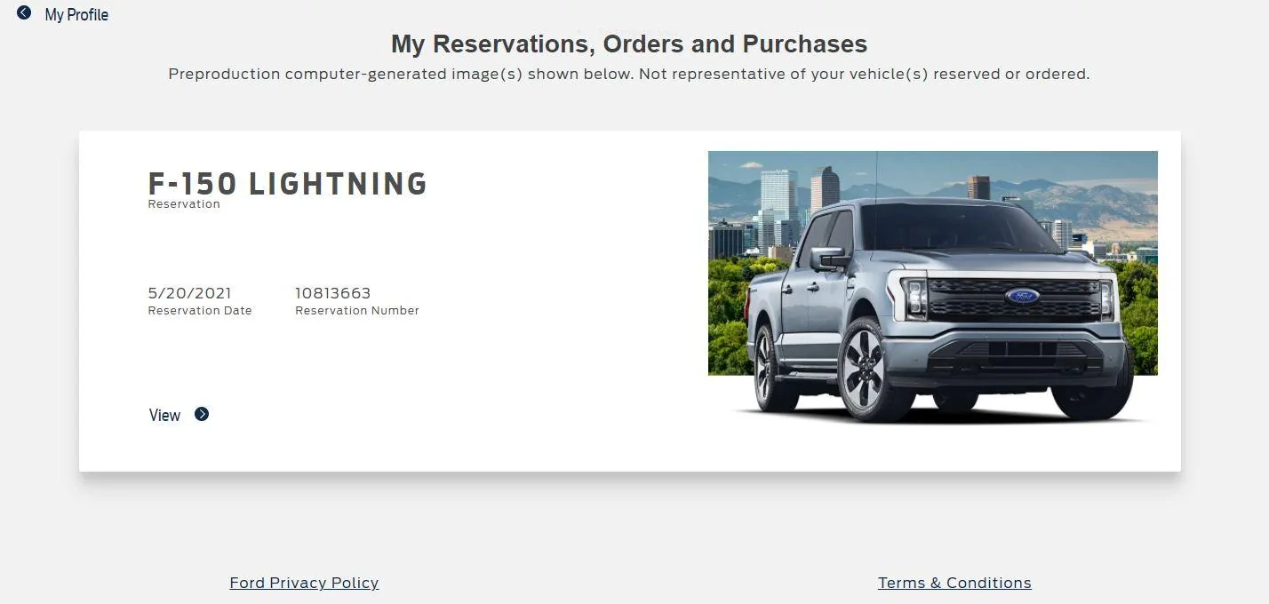 Ford F-150 Lightning Reservation holders for 2022 F-150 Lightning - sign in here! Lightningres