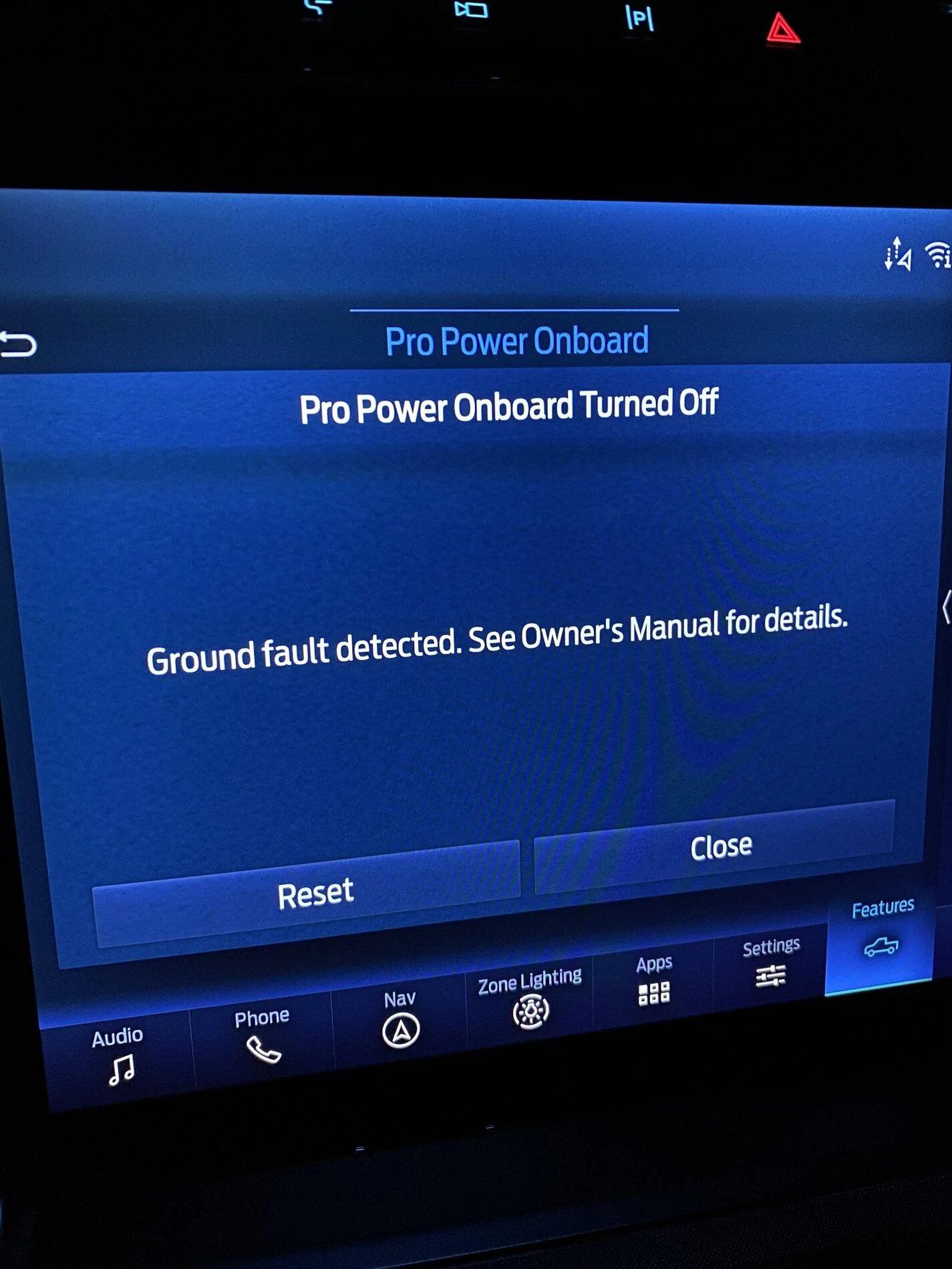 Ford F-150 Lightning Cabin power and breaker tripped 0D7933C1-BCE8-41D2-89E1-31618A4B43B5