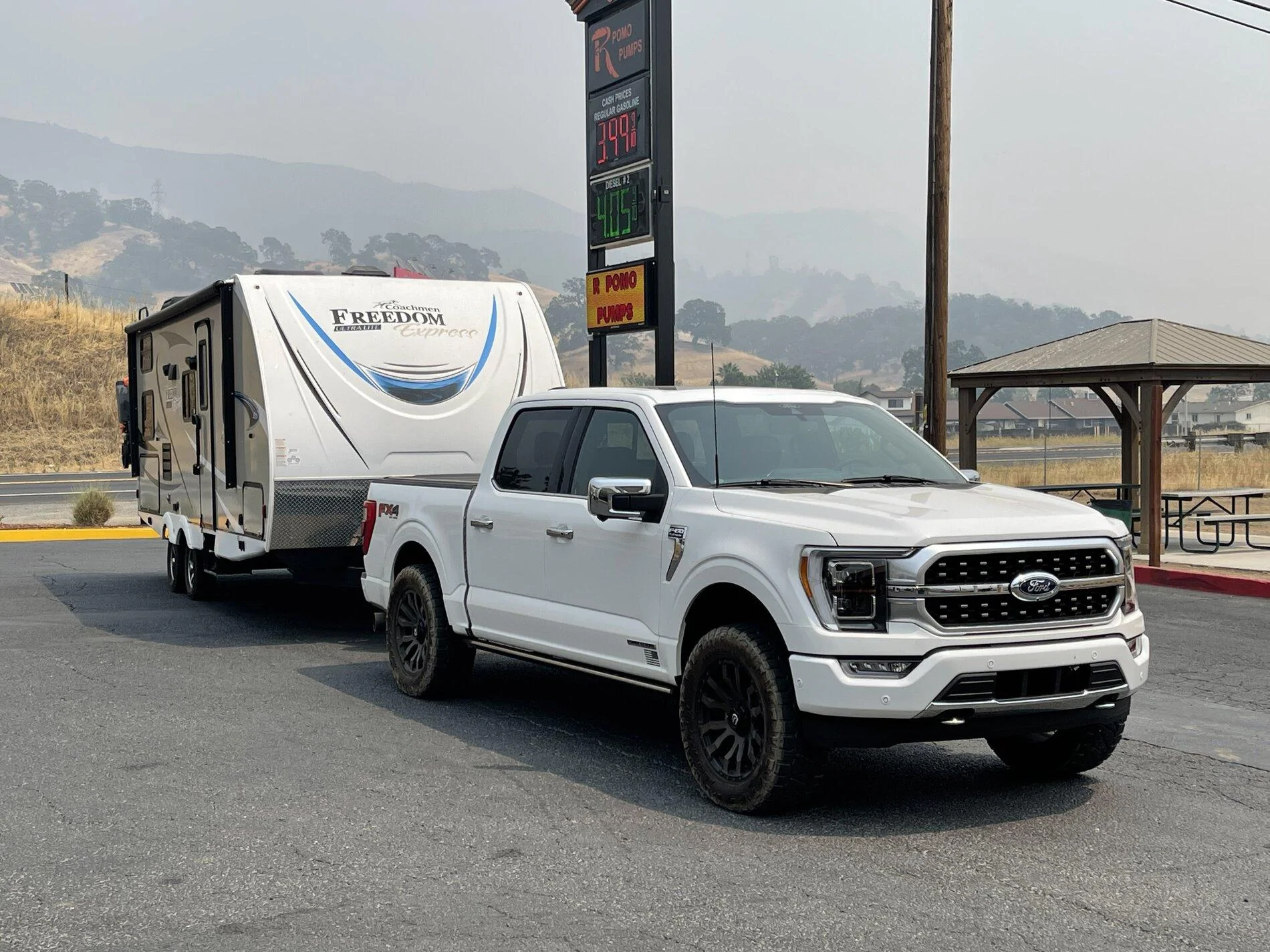 Ford F-150 Lightning Towed 7,500 lbs through mountains w/ 2021 F-150 Platinum Powerstroke 3.0L Diesel 581E4912-C3E4-468B-B435-D55E5597552A