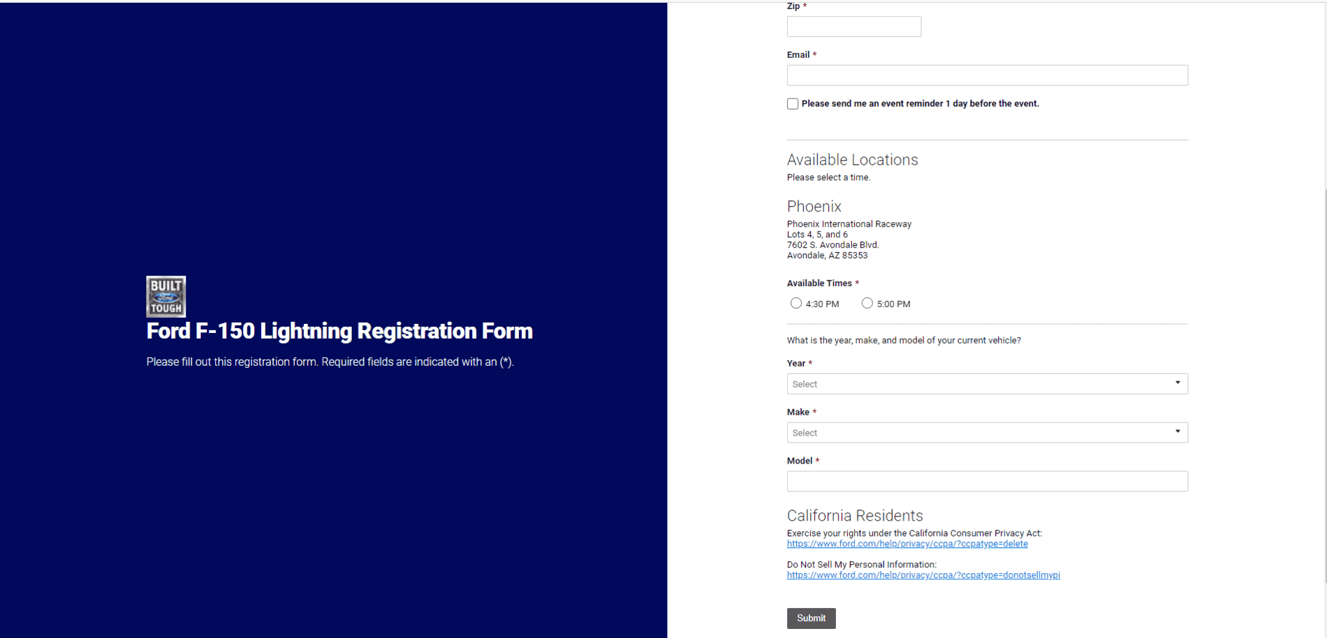 Ford F-150 Lightning Reservation holders only event? Lightning Event
