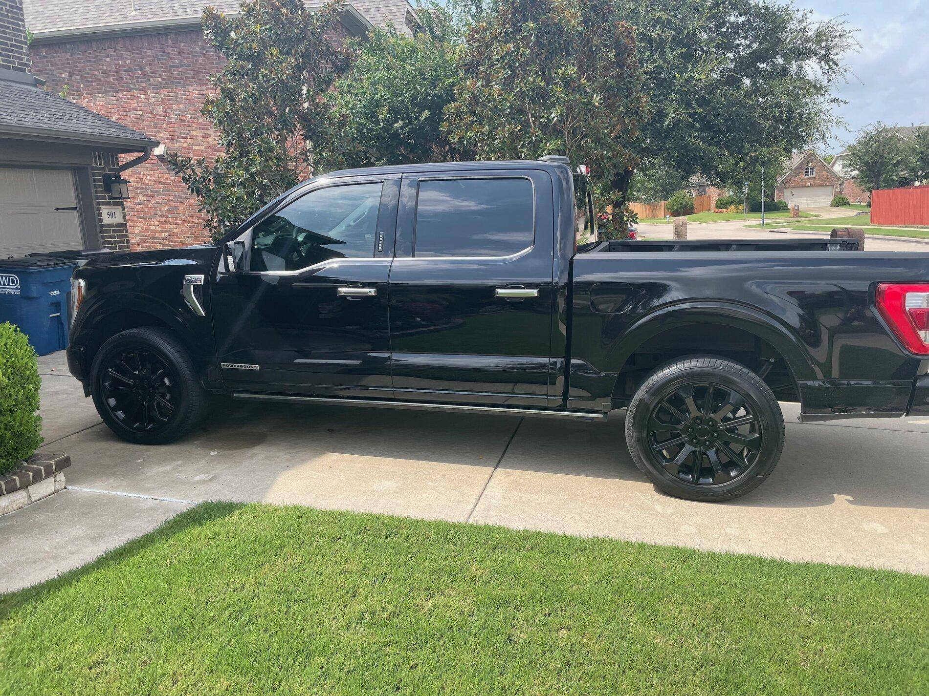 Ford F-150 Lightning Painting F150 Limited Wheels and Grill IMG_1225