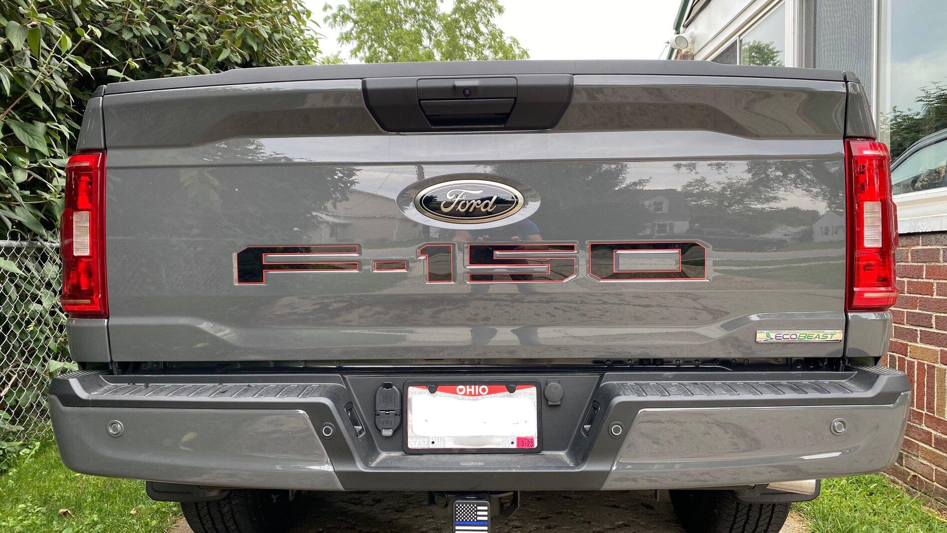Ford F-150 Lightning 3D tailgate lettering B8755C50-7302-4C43-B4F1-8E26CB5D40C3