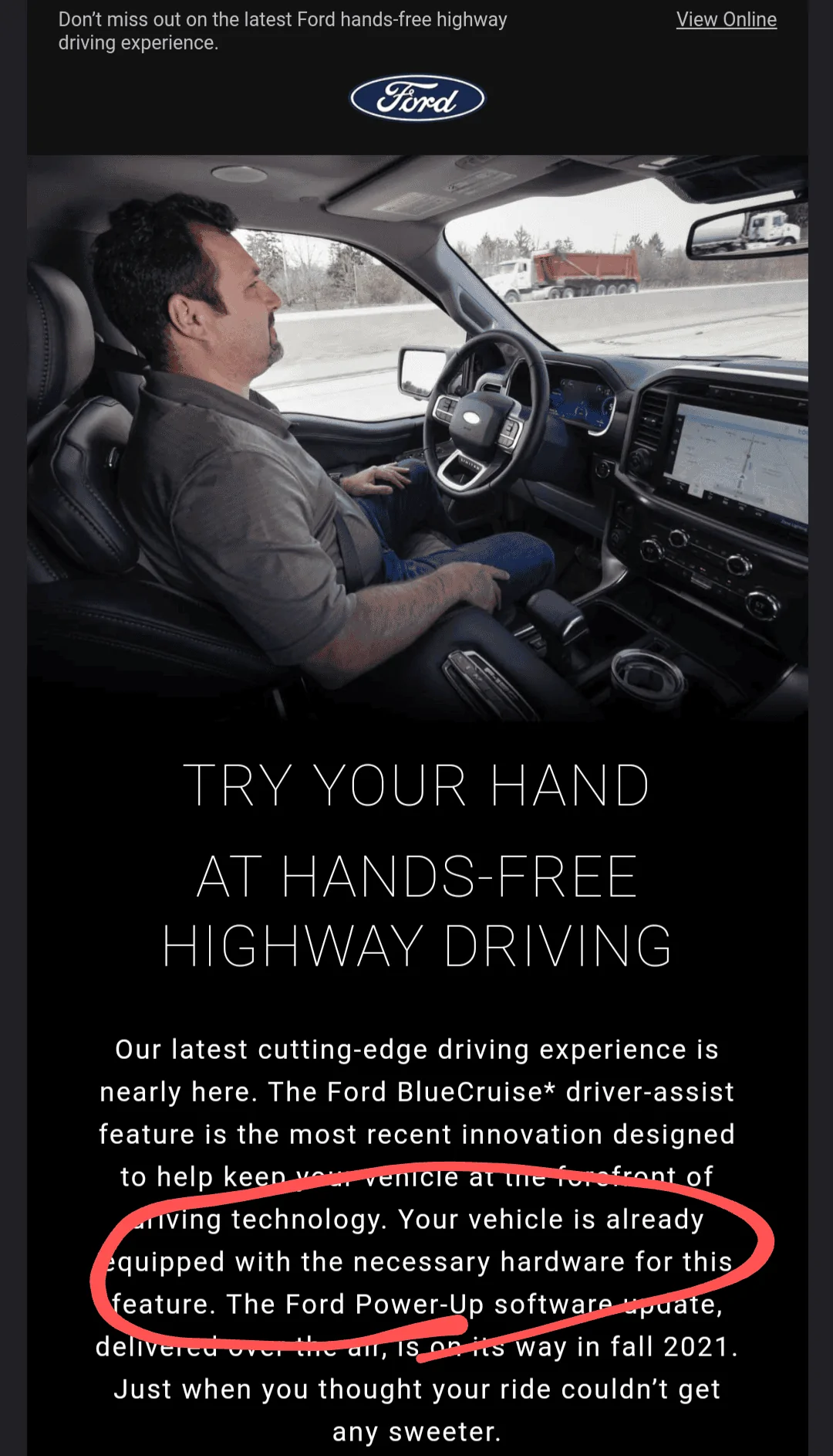 Ford F-150 Lightning BlueCruise on non-Co-Pilot360 Active prep? Screenshot_20210909-093553
